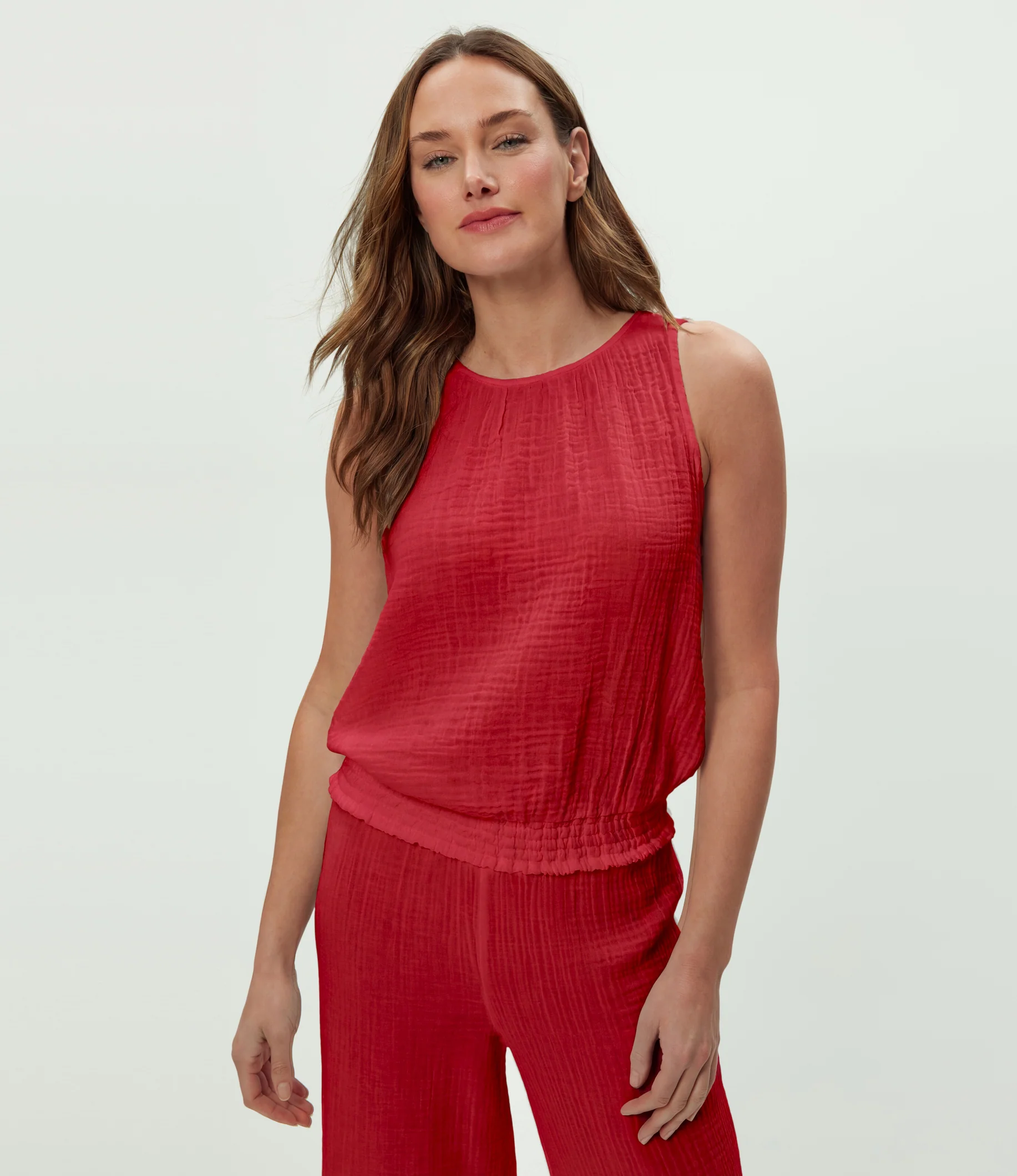 Janelle Tie Neck Tank - Image 87