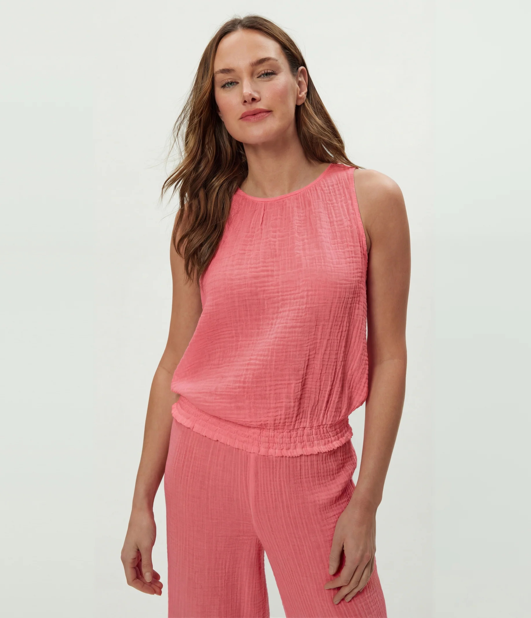 Janelle Tie Neck Tank - Image 89