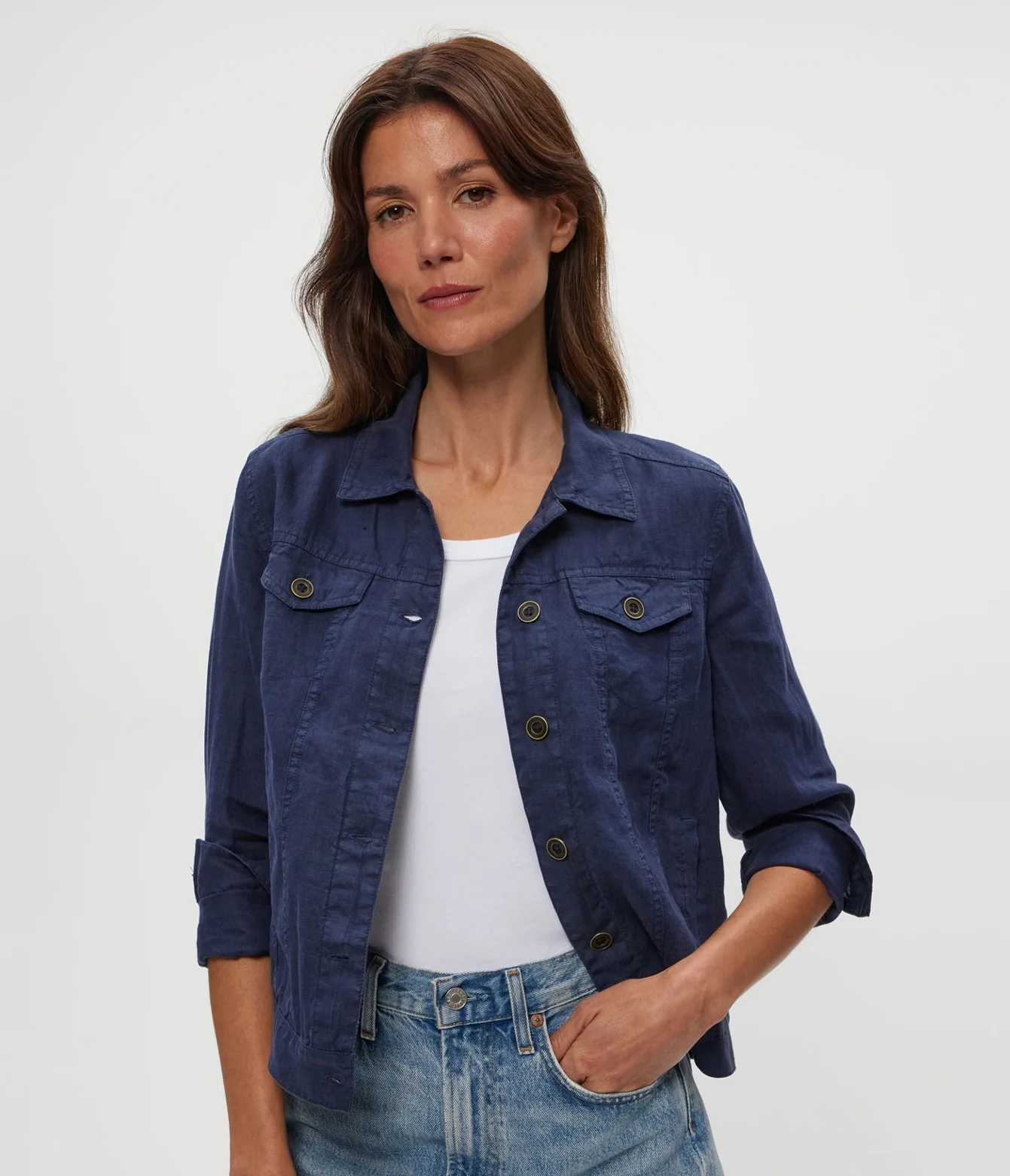 Jean Linen Jacket - Image 10