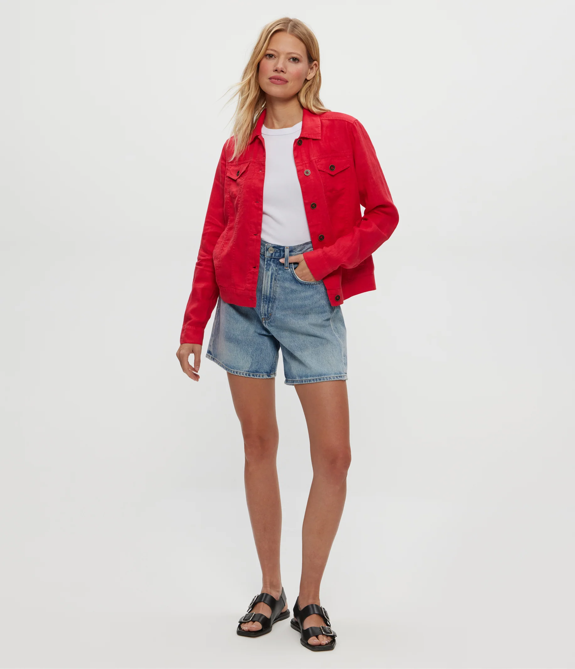 Jean Linen Jacket - Image 103