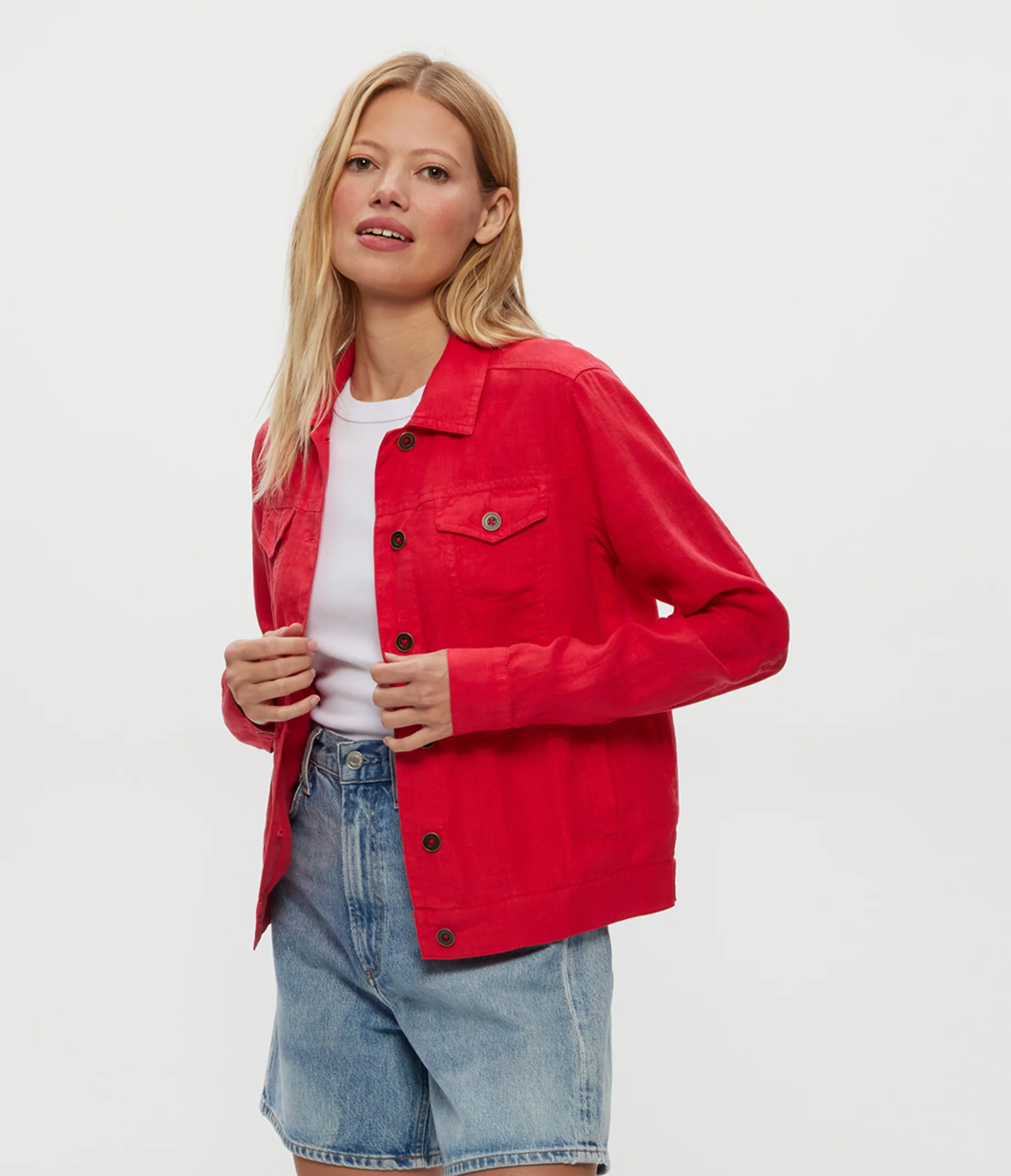Jean Linen Jacket - Image 104