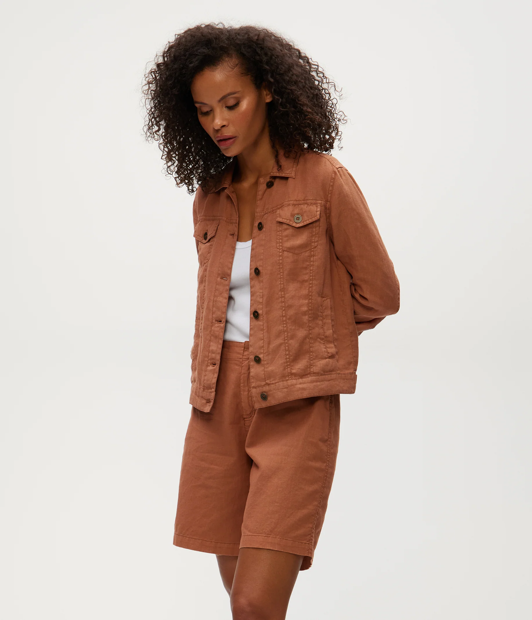 Jean Linen Jacket - Image 108