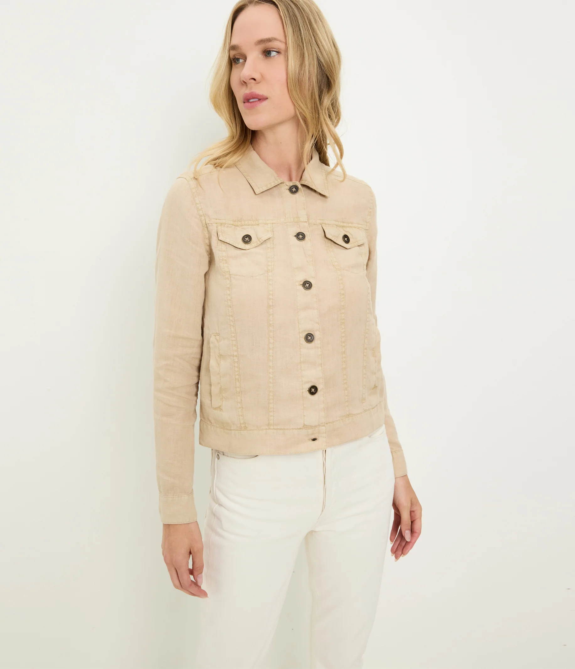 Jean Linen Jacket - Image 115