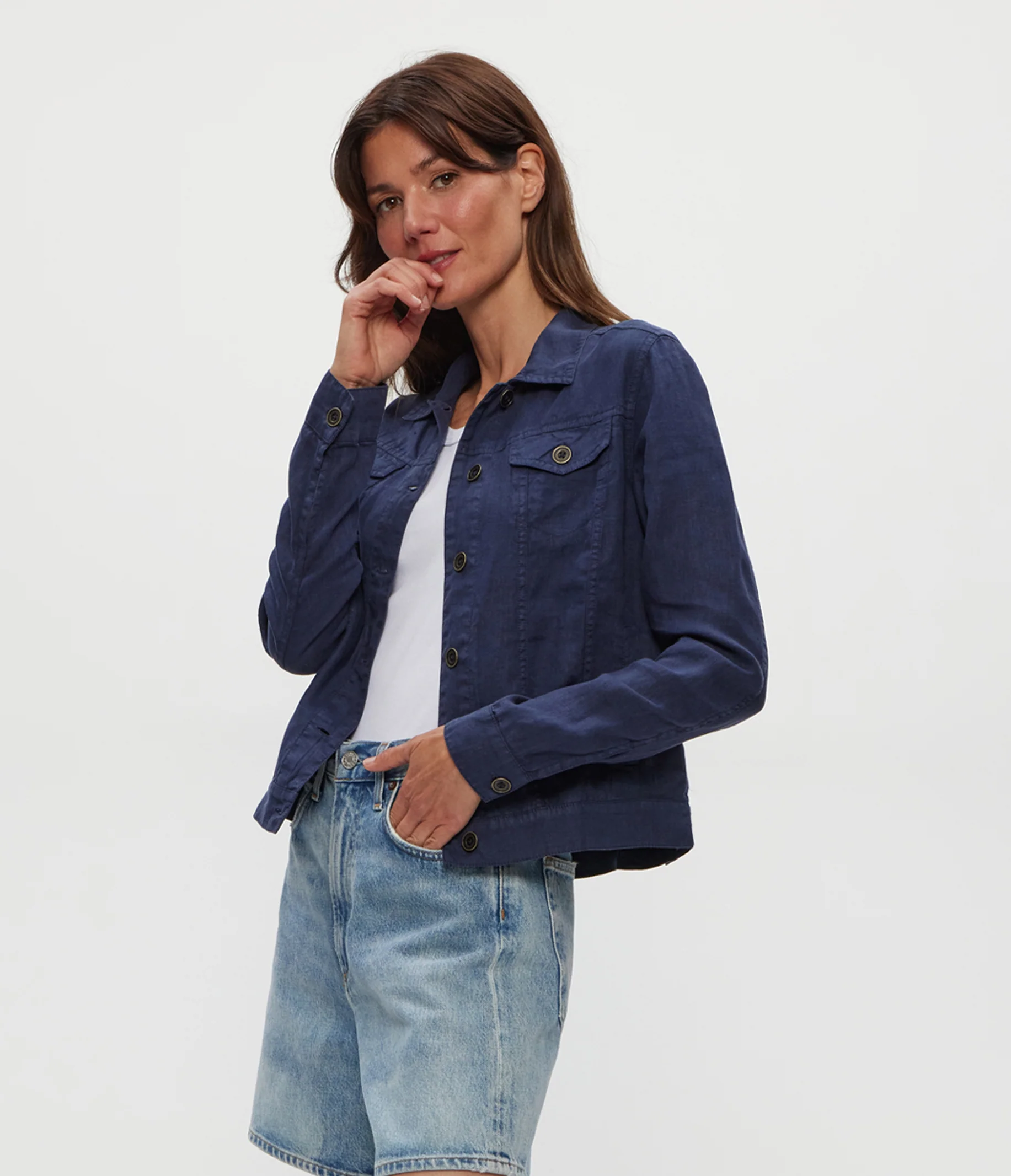 Jean Linen Jacket - Image 12