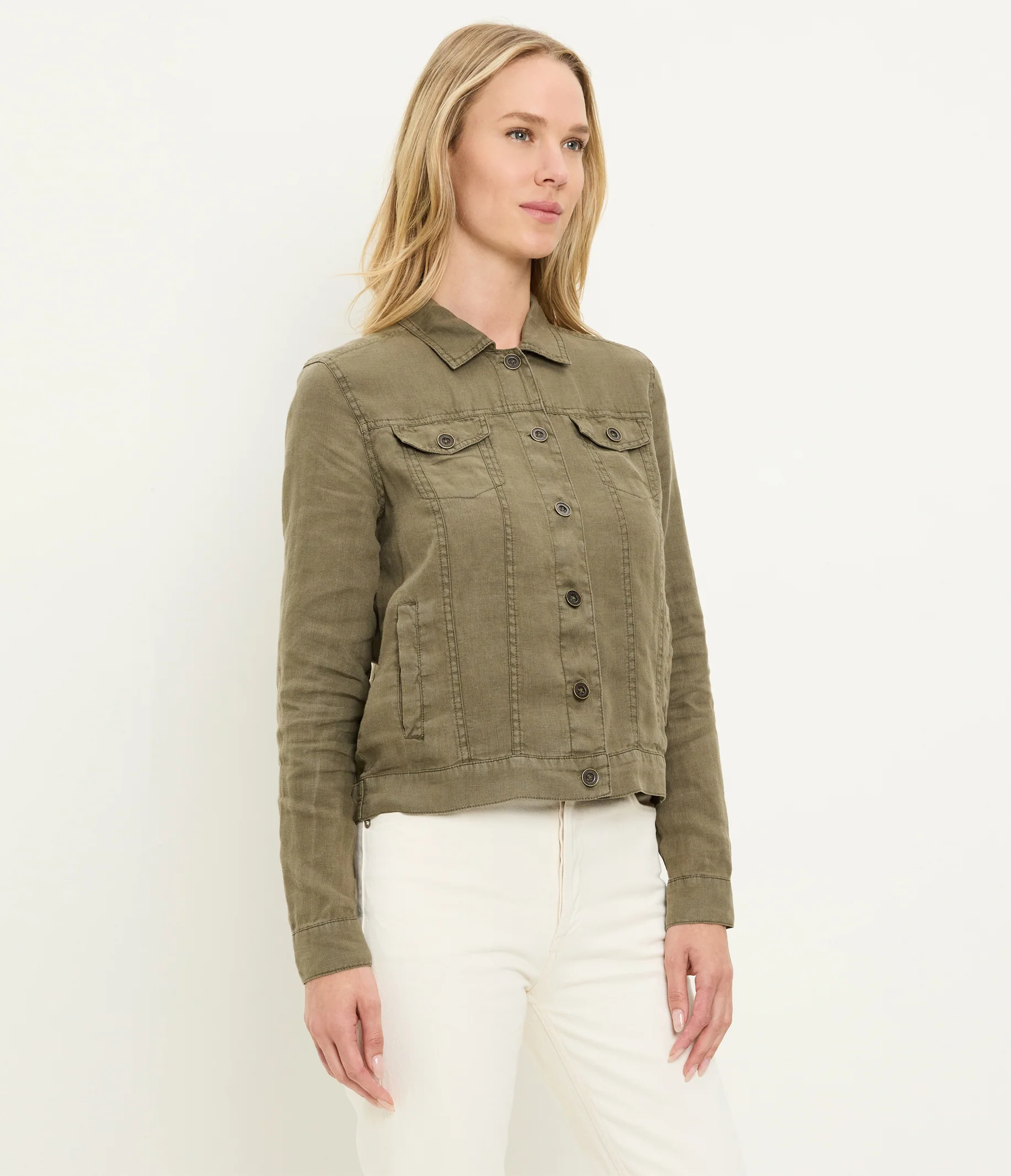 Jean Linen Jacket - Image 4