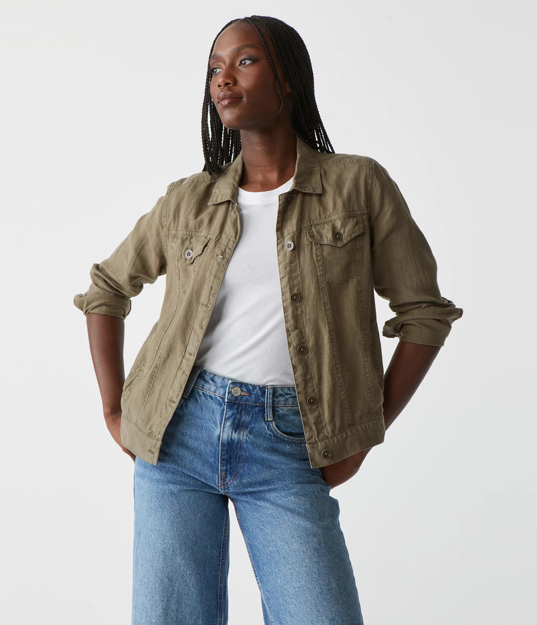 Jean Linen Jacket - Image 41