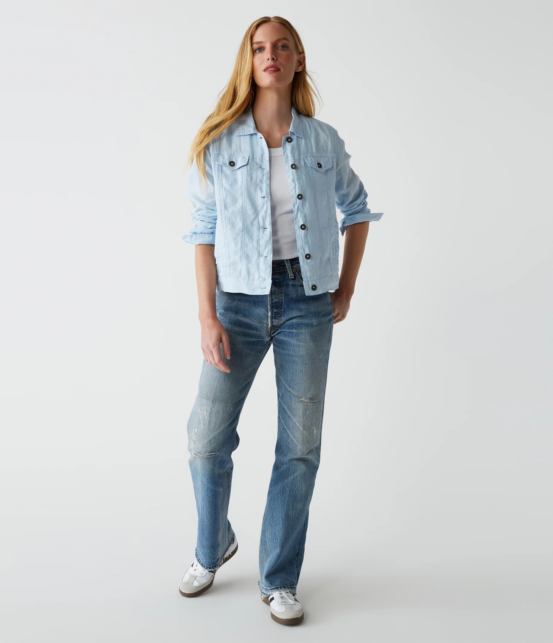Jean Linen Jacket - Image 43