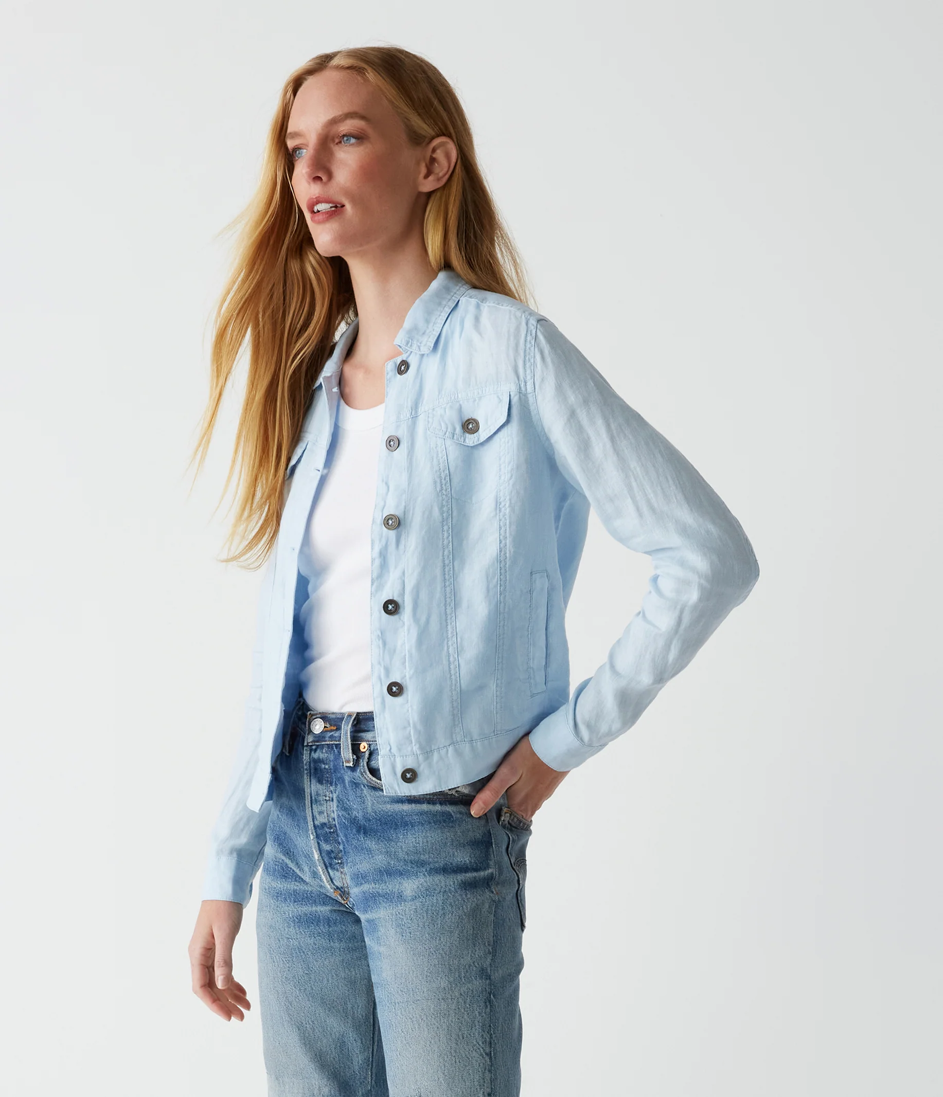 Jean Linen Jacket - Image 44