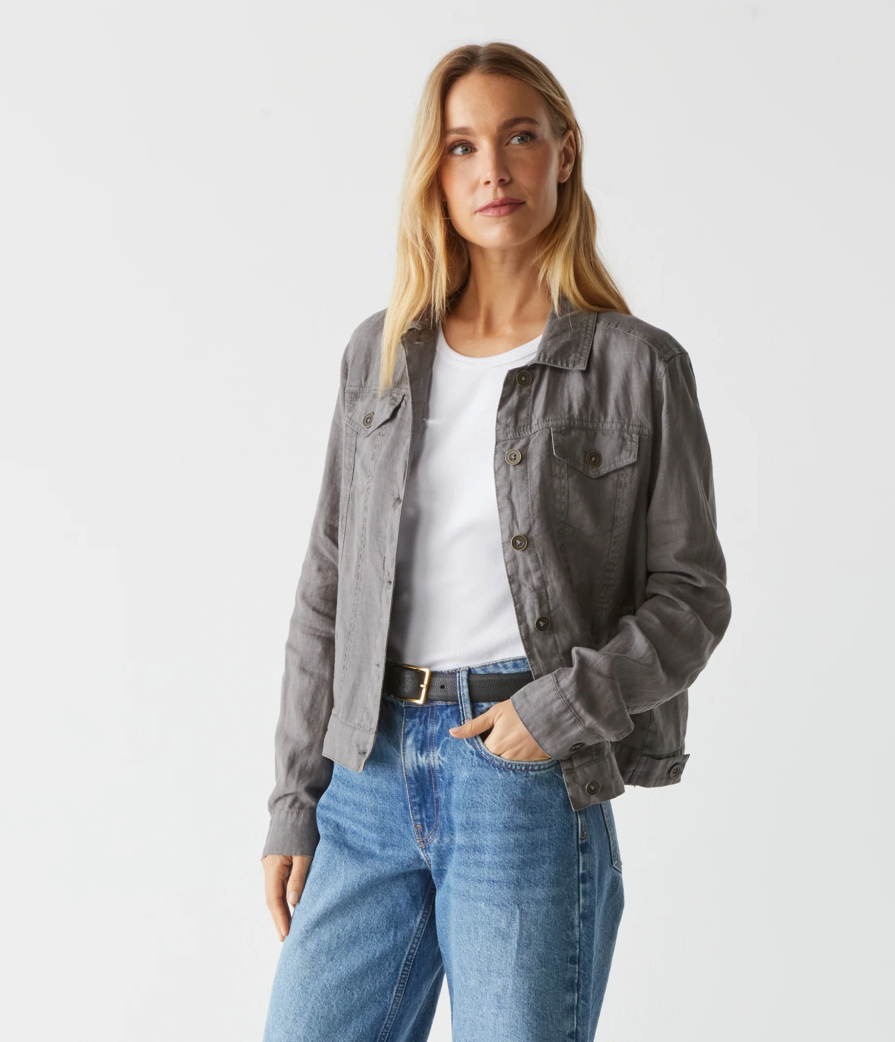 Jean Linen Jacket - Image 52
