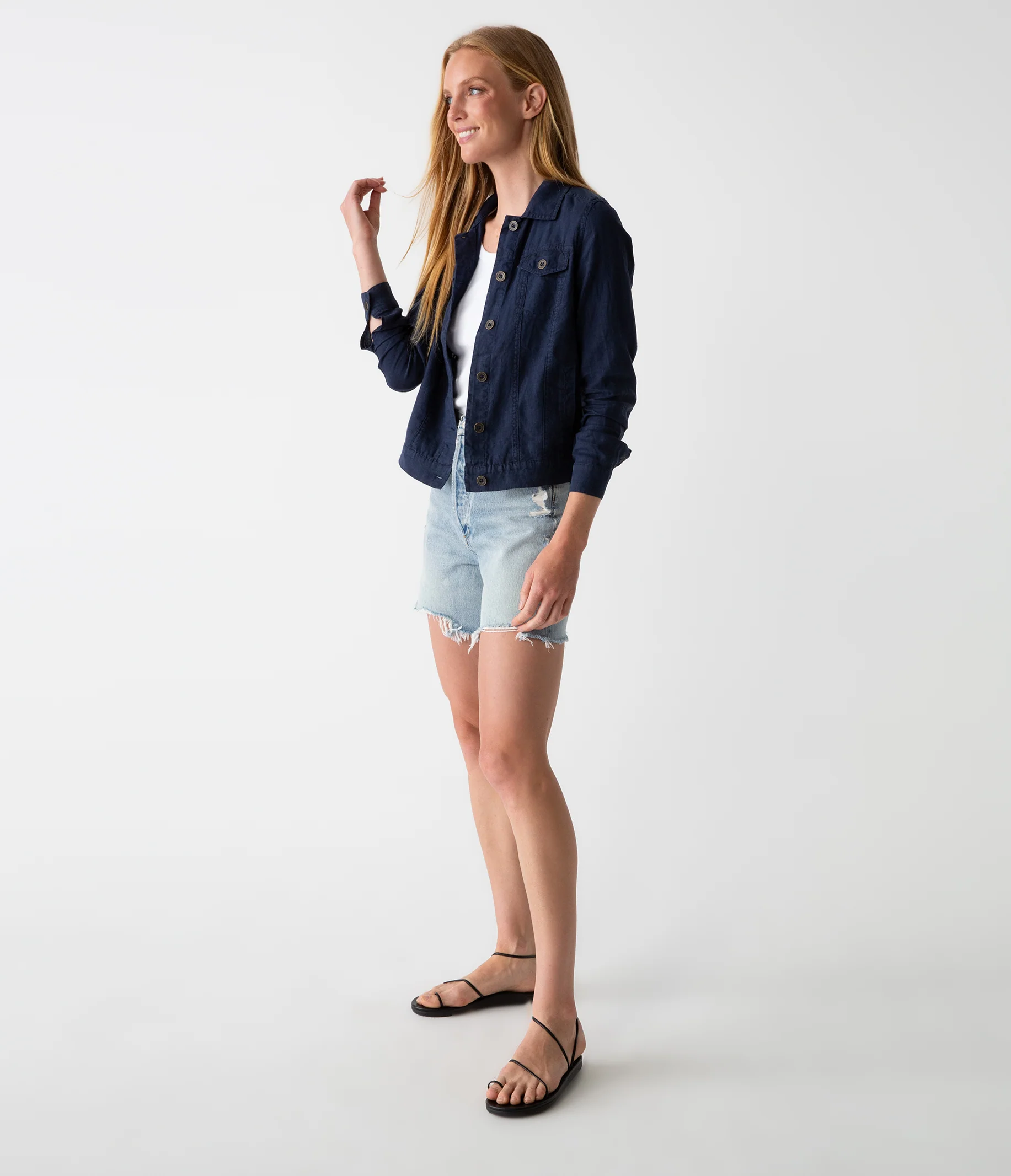 Jean Linen Jacket - Image 56