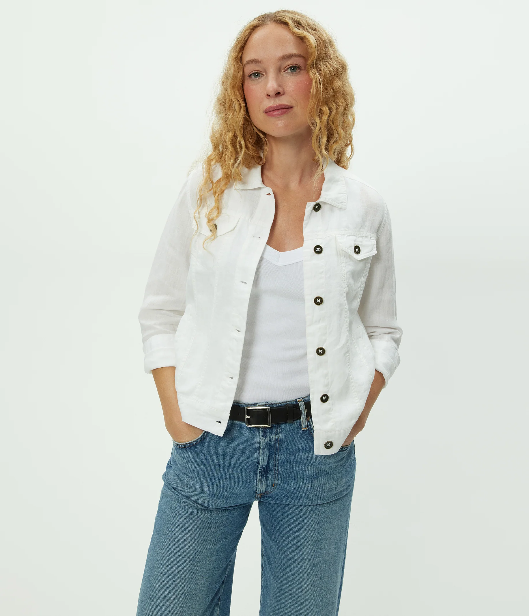 Jean Linen Jacket - Image 6