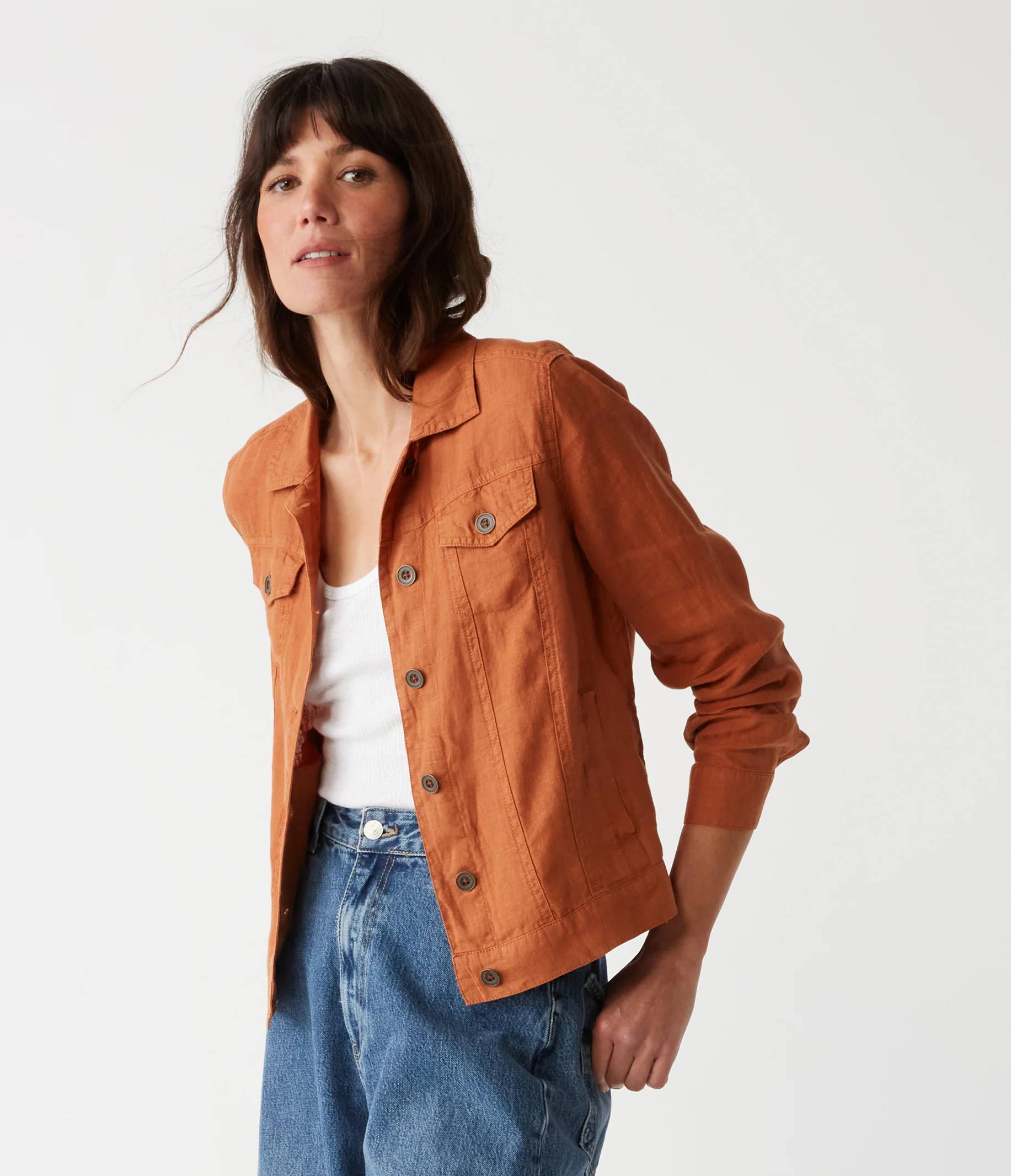 Jean Linen Jacket - Image 61