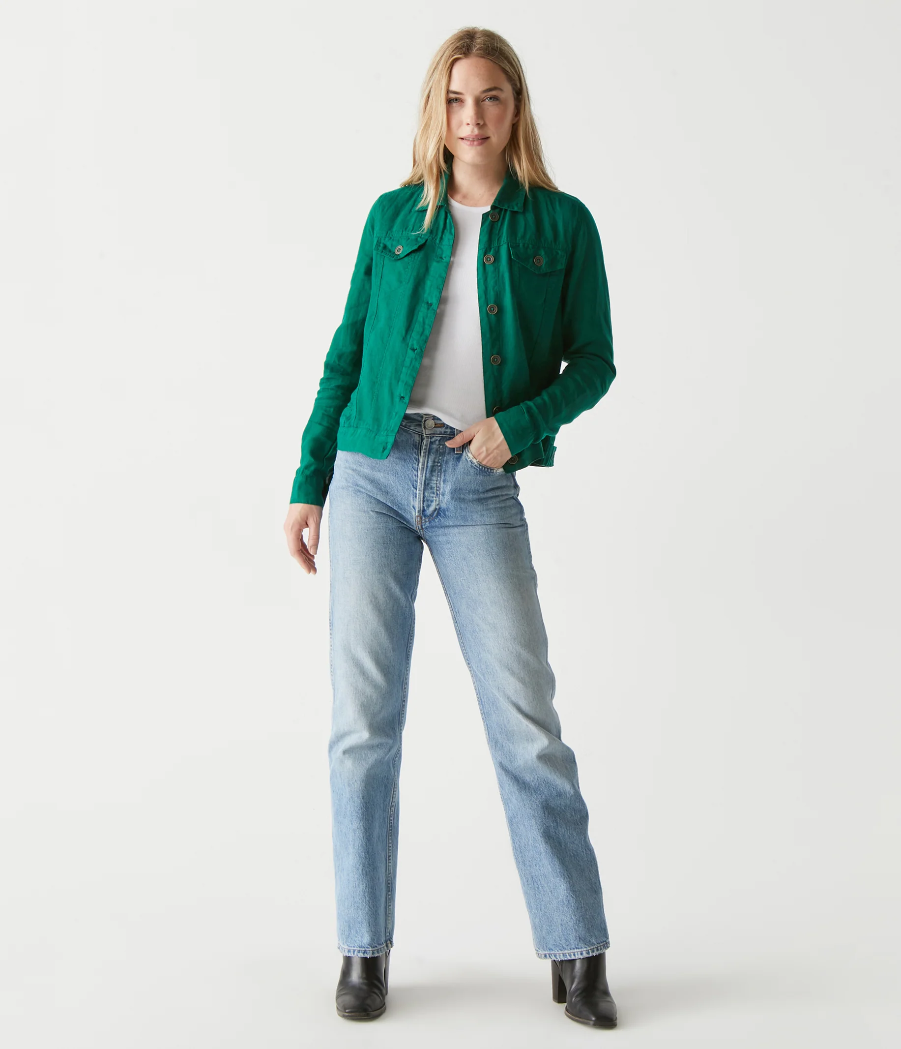 Jean Linen Jacket - Image 63