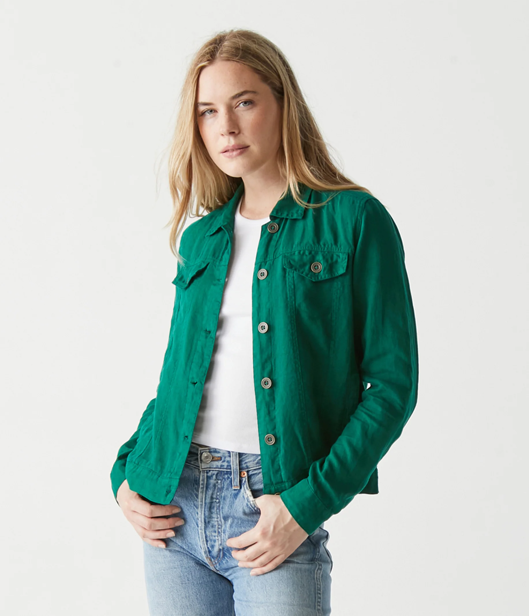 Jean Linen Jacket - Image 64