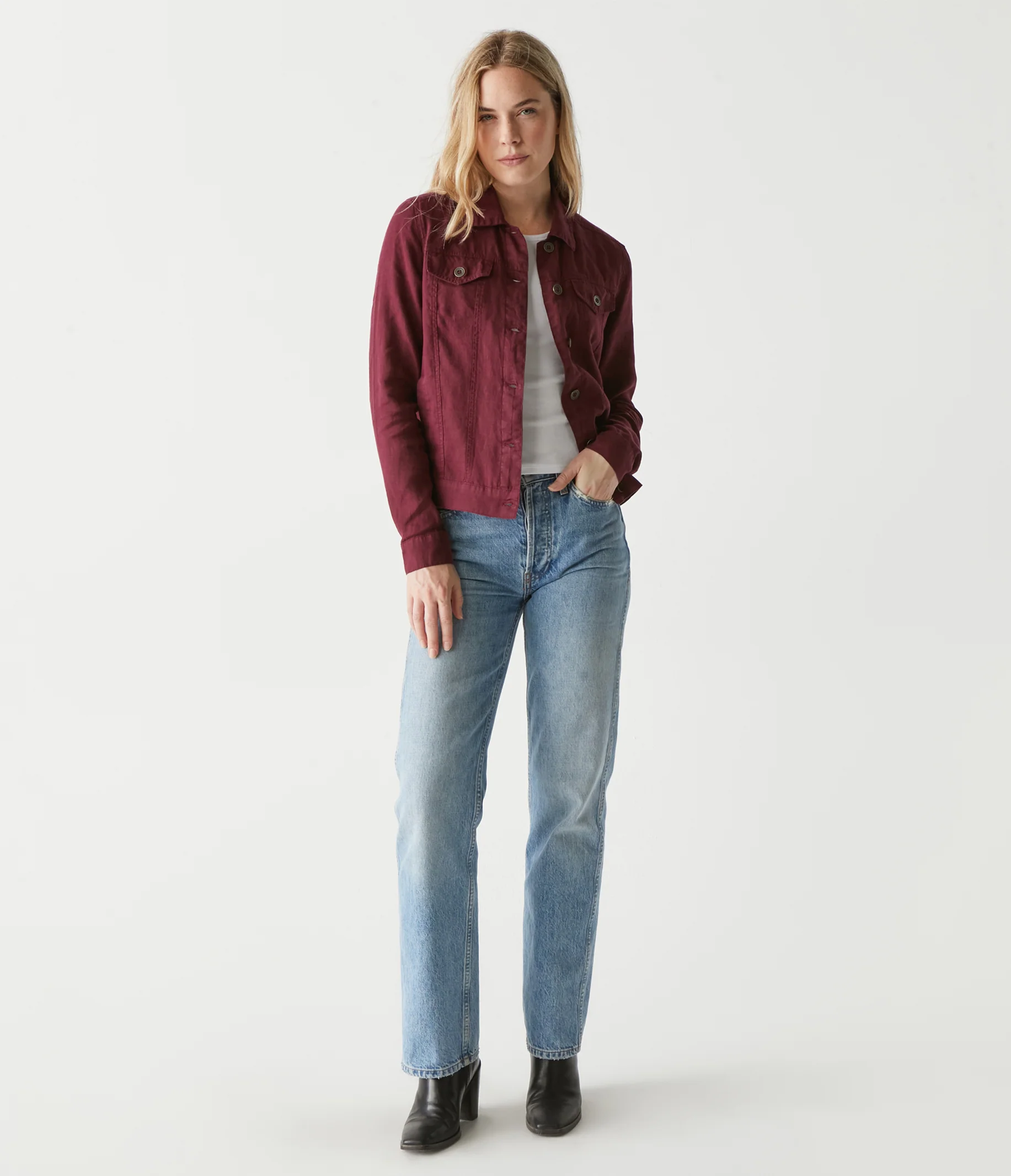 Jean Linen Jacket - Image 67