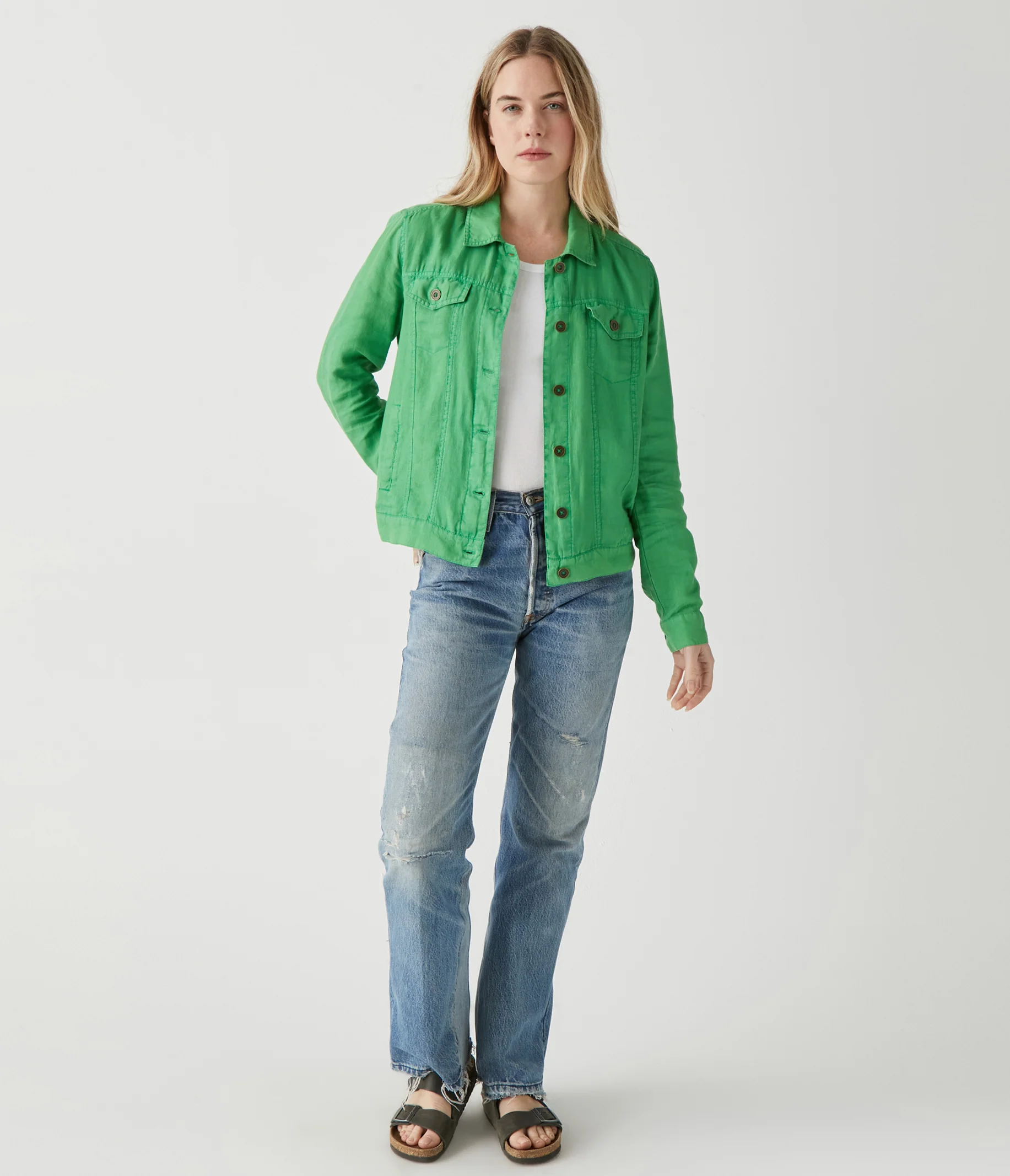 Jean Linen Jacket - Image 87