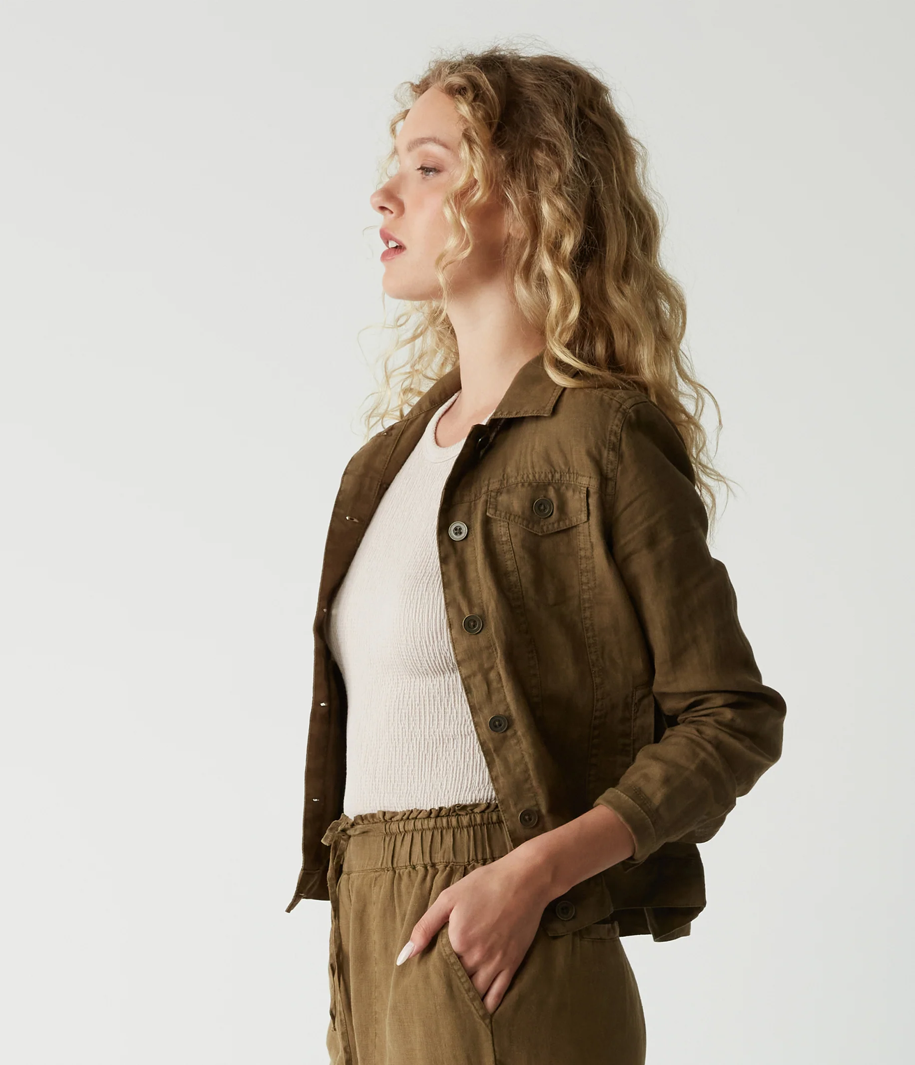 Jean Linen Jacket - Image 92
