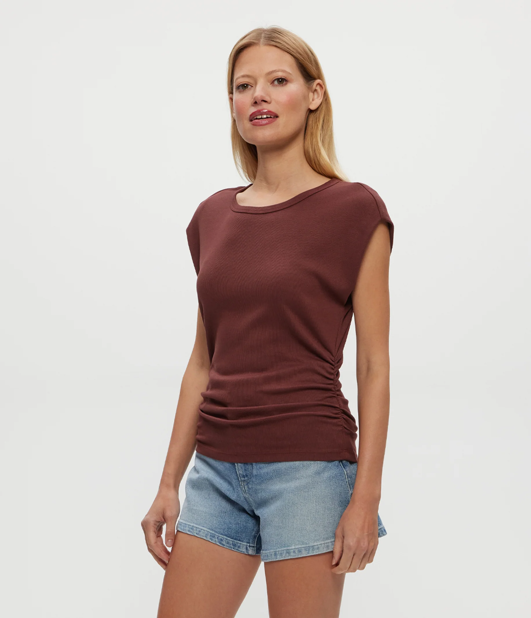 Joni Power Shoulder Tee - Image 11