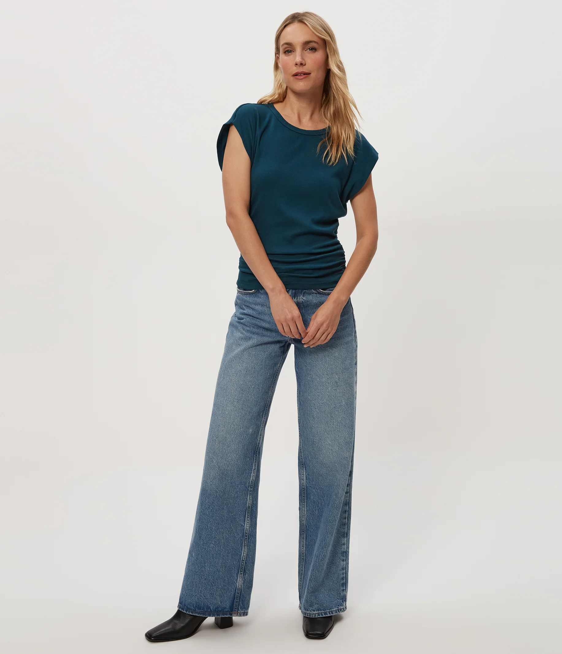 Joni Power Shoulder Tee - Image 14