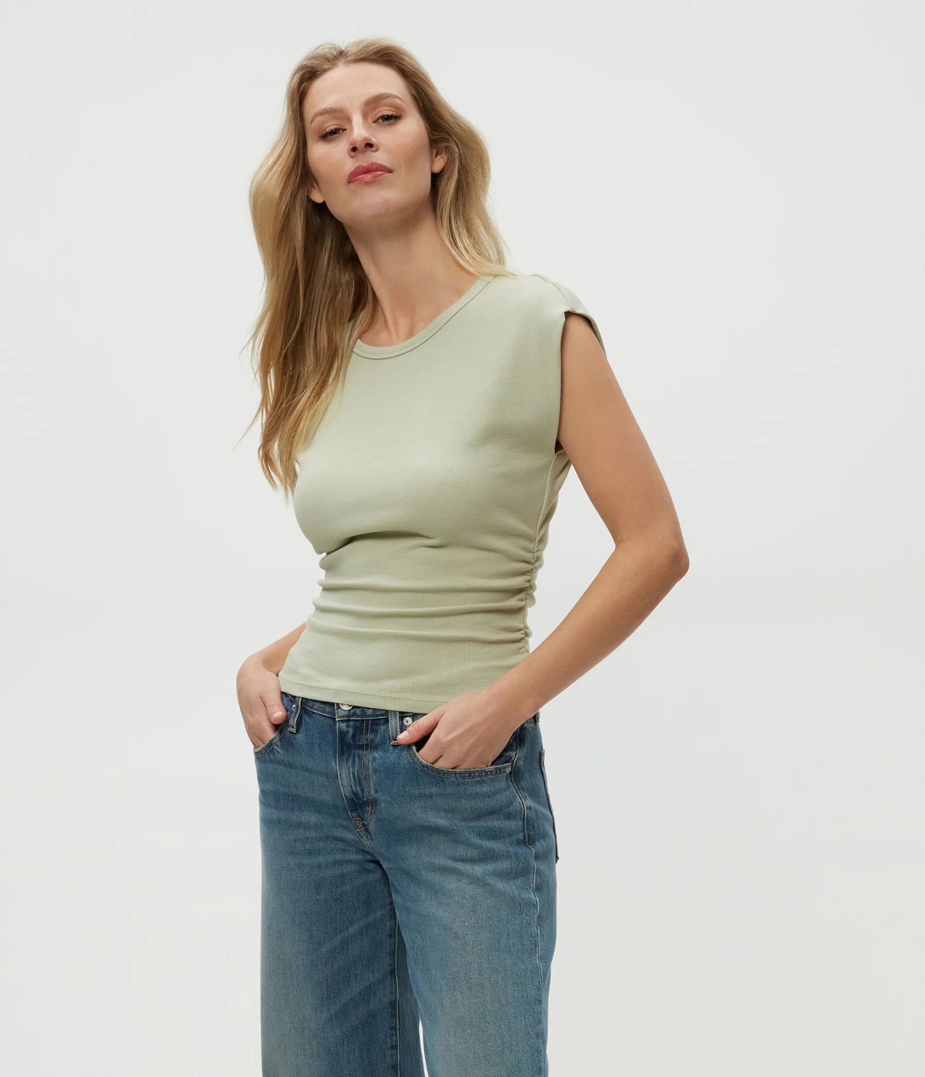Joni Power Shoulder Tee - Image 19