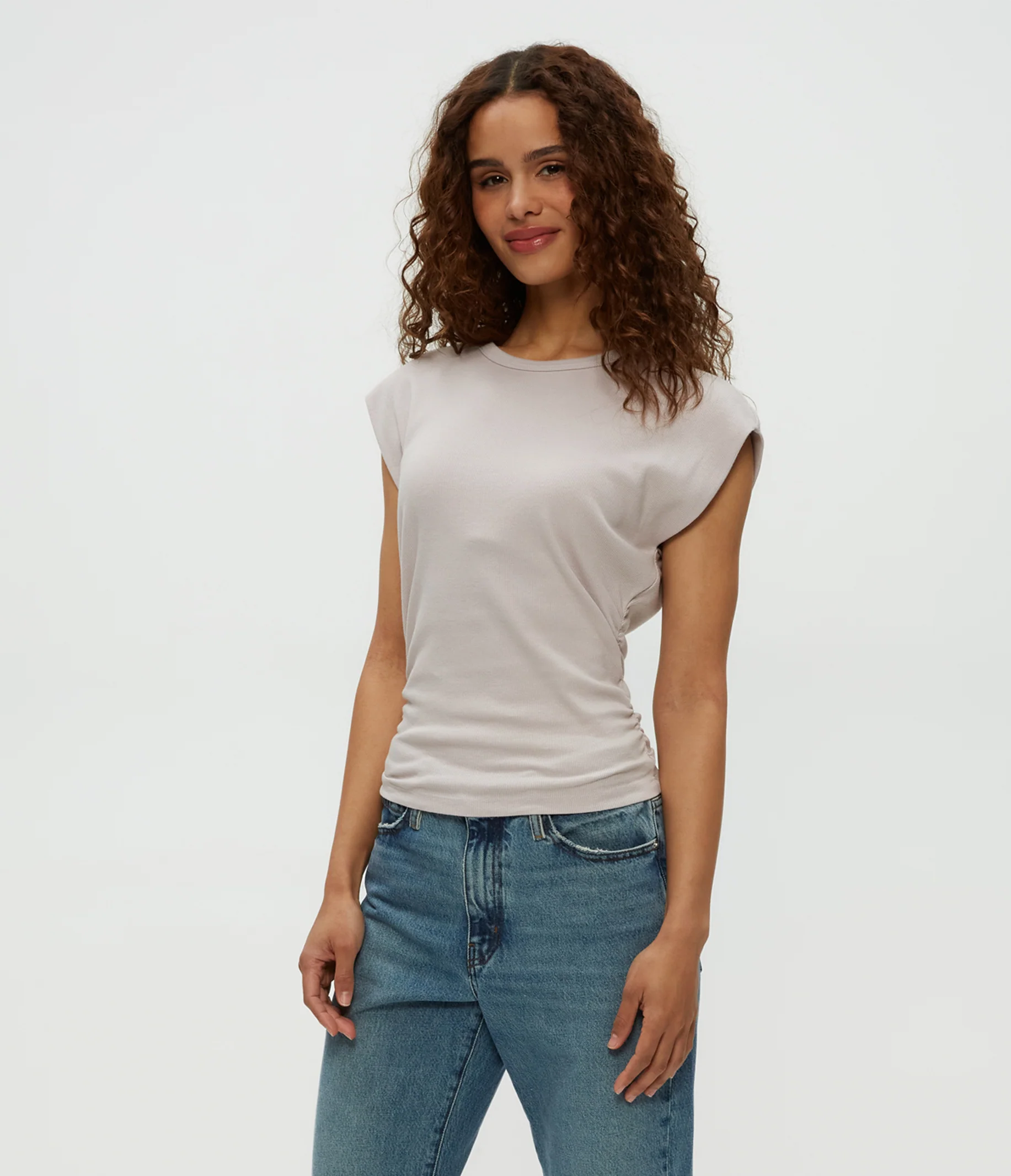 Joni Power Shoulder Tee - Image 26