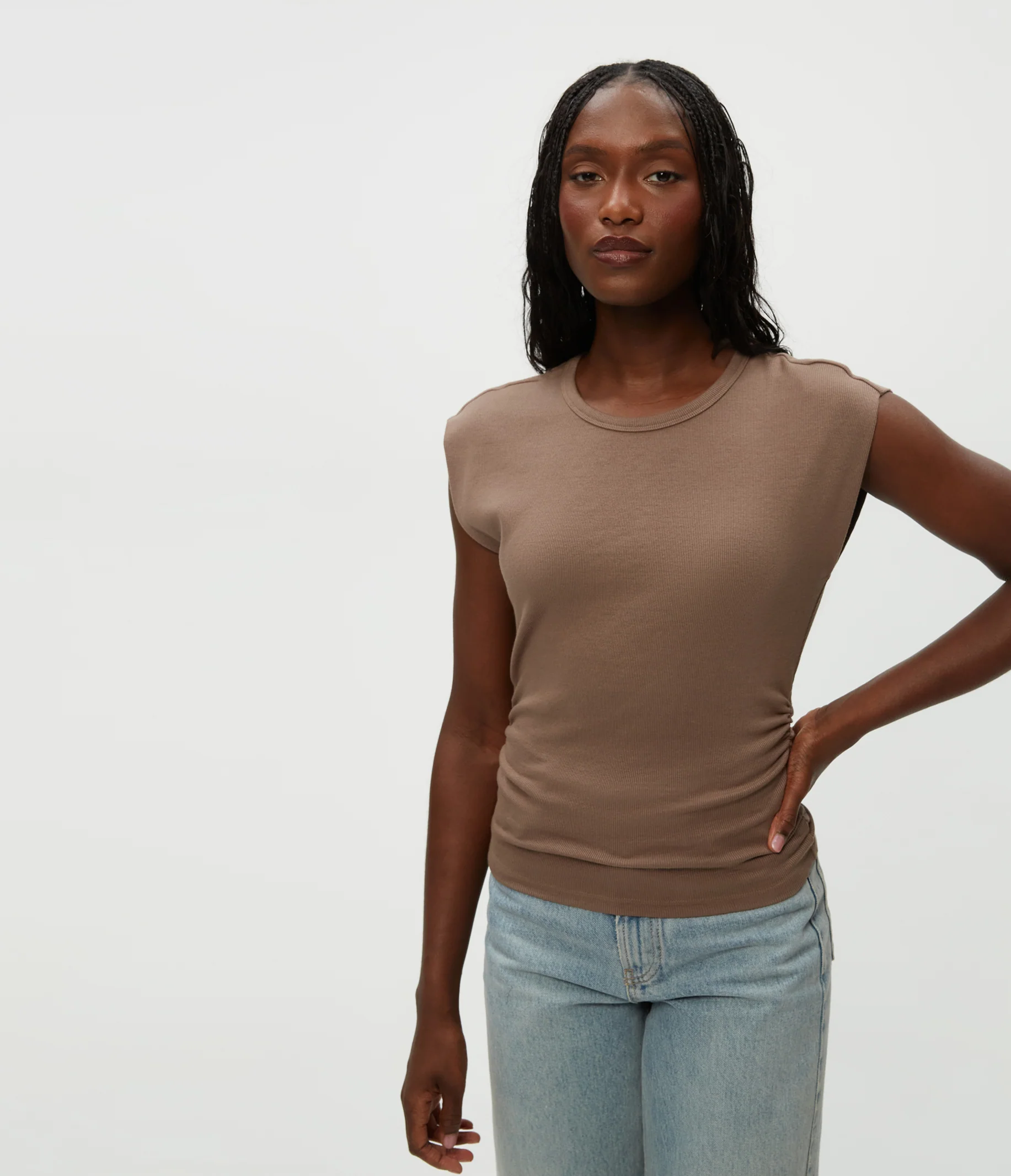 Joni Power Shoulder Tee - Image 28
