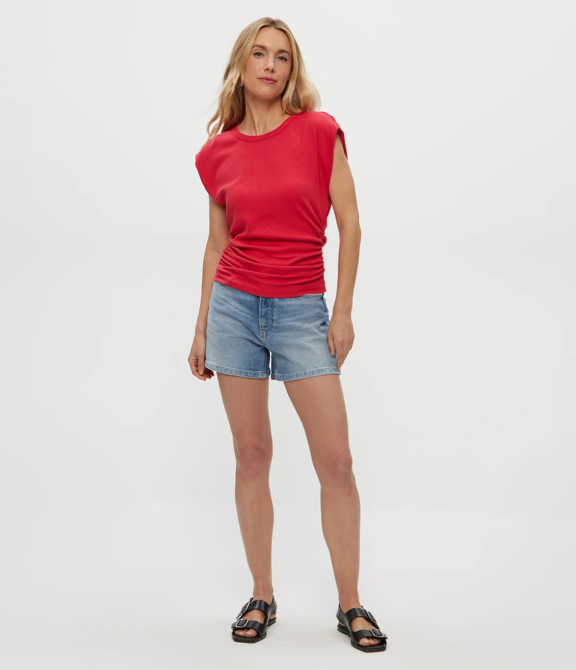 Joni Power Shoulder Tee - Image 34