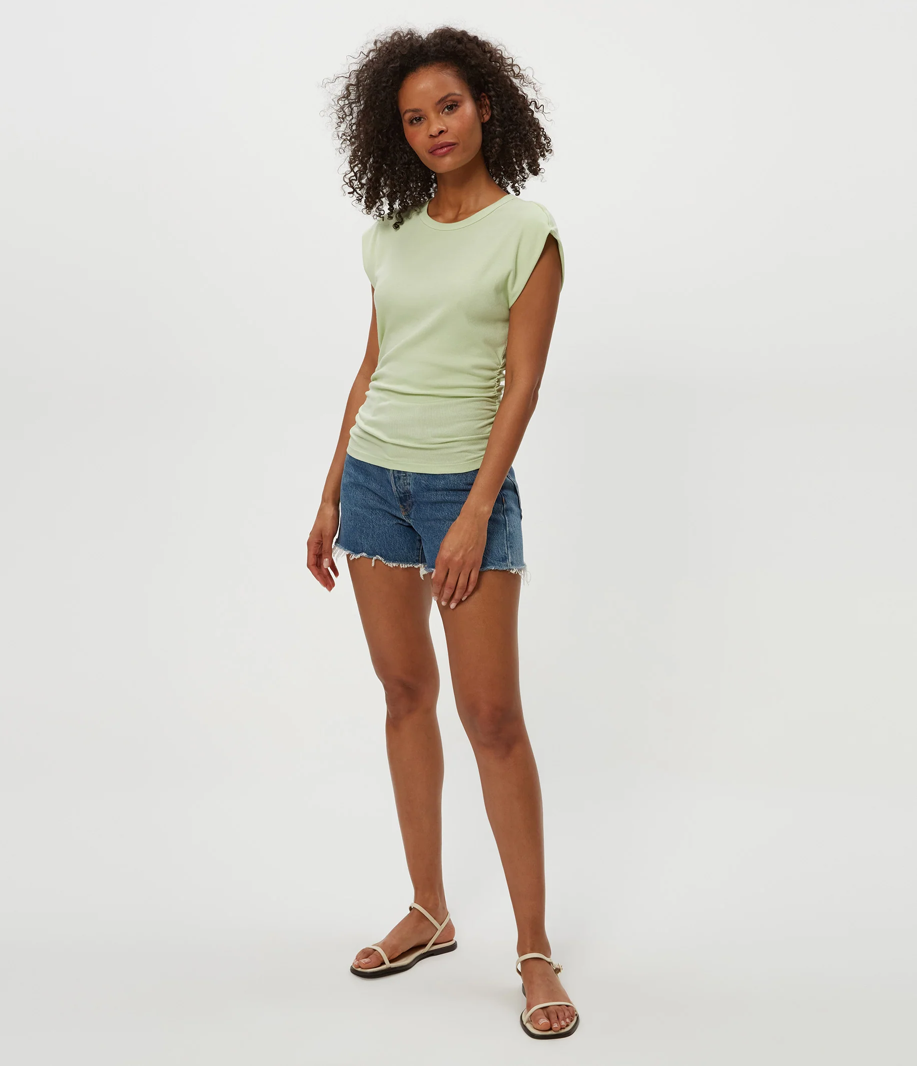 Joni Power Shoulder Tee - Image 42