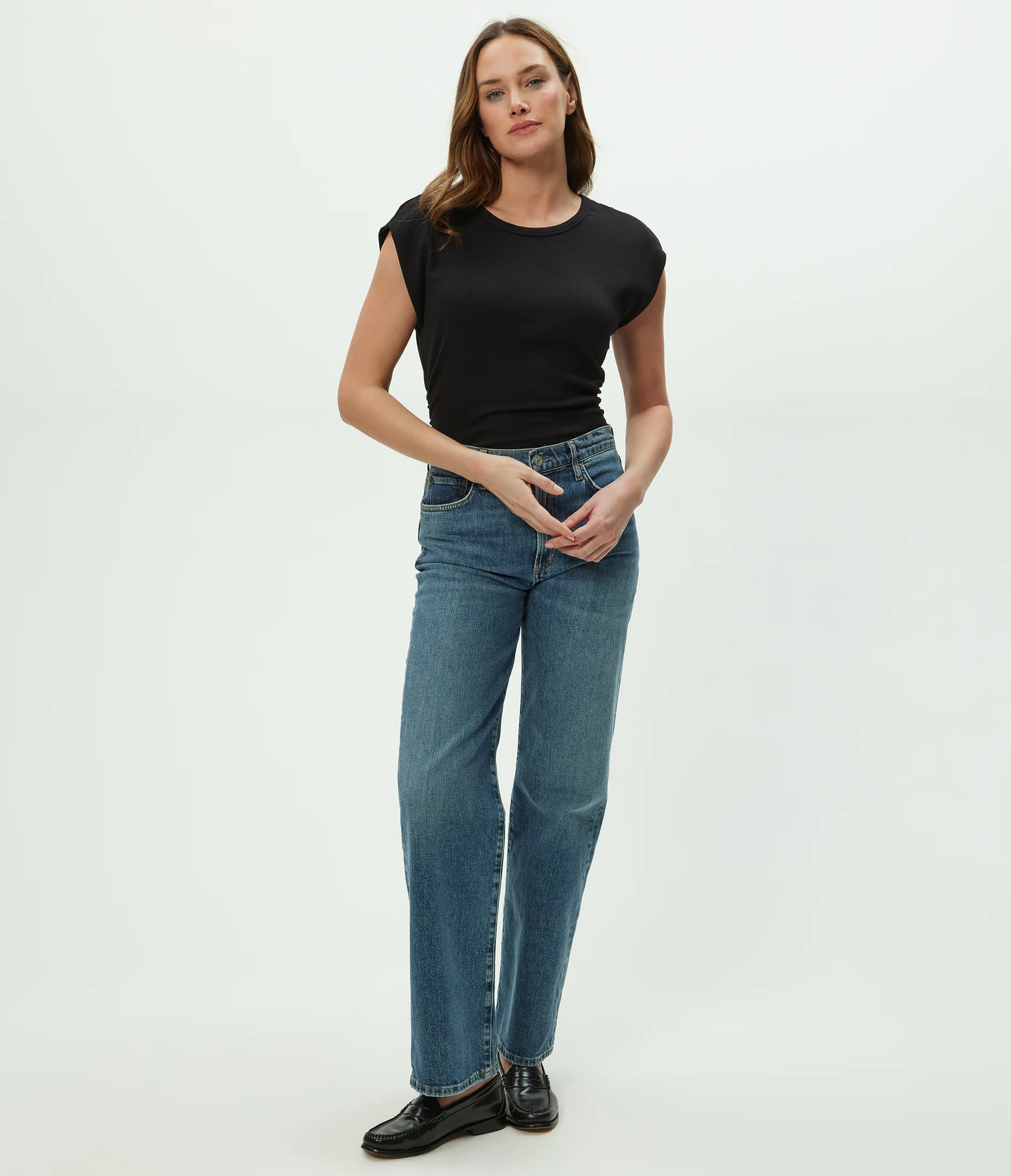 Joni Power Shoulder Tee - Image 46