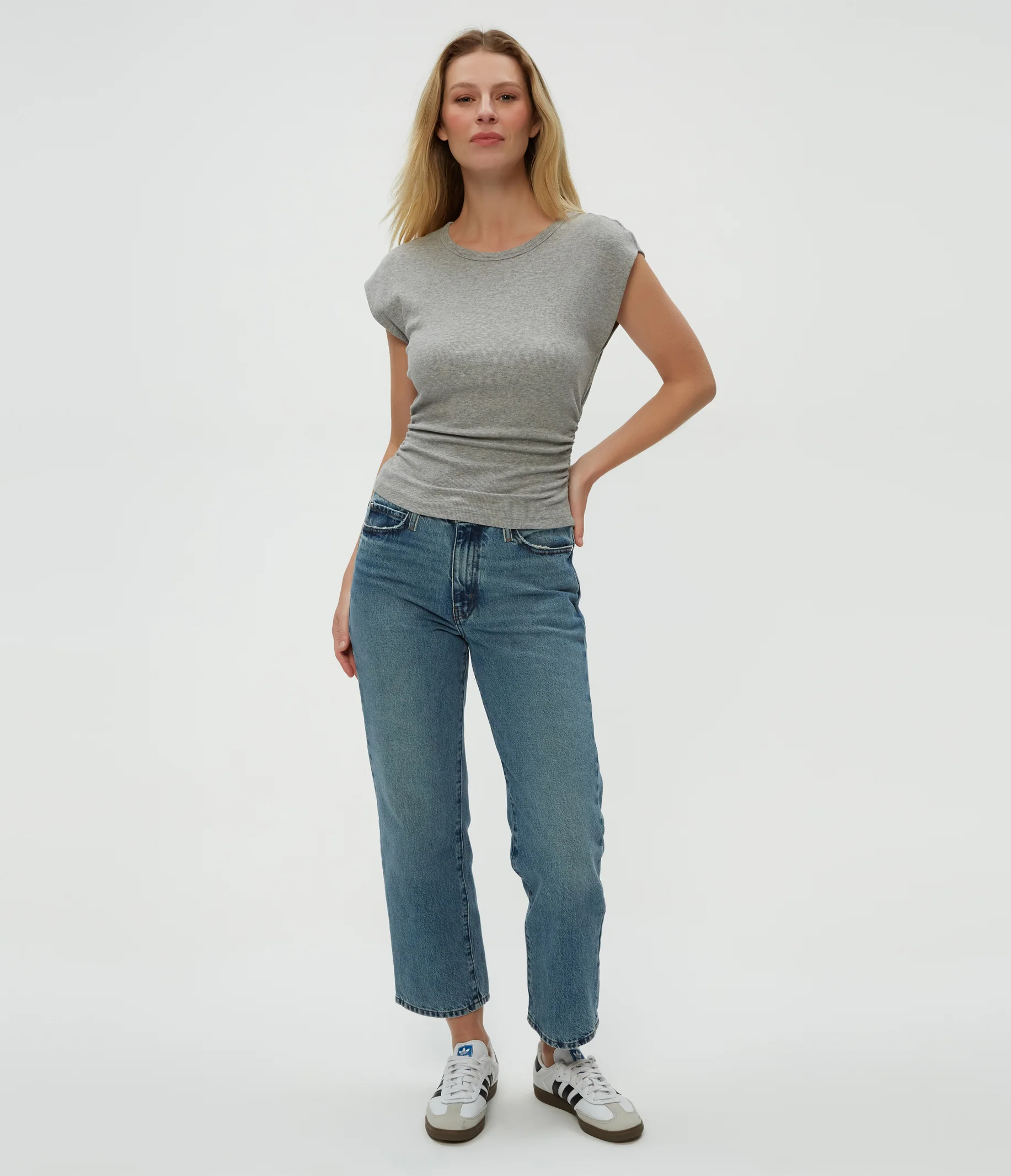 Joni Power Shoulder Tee - Image 6