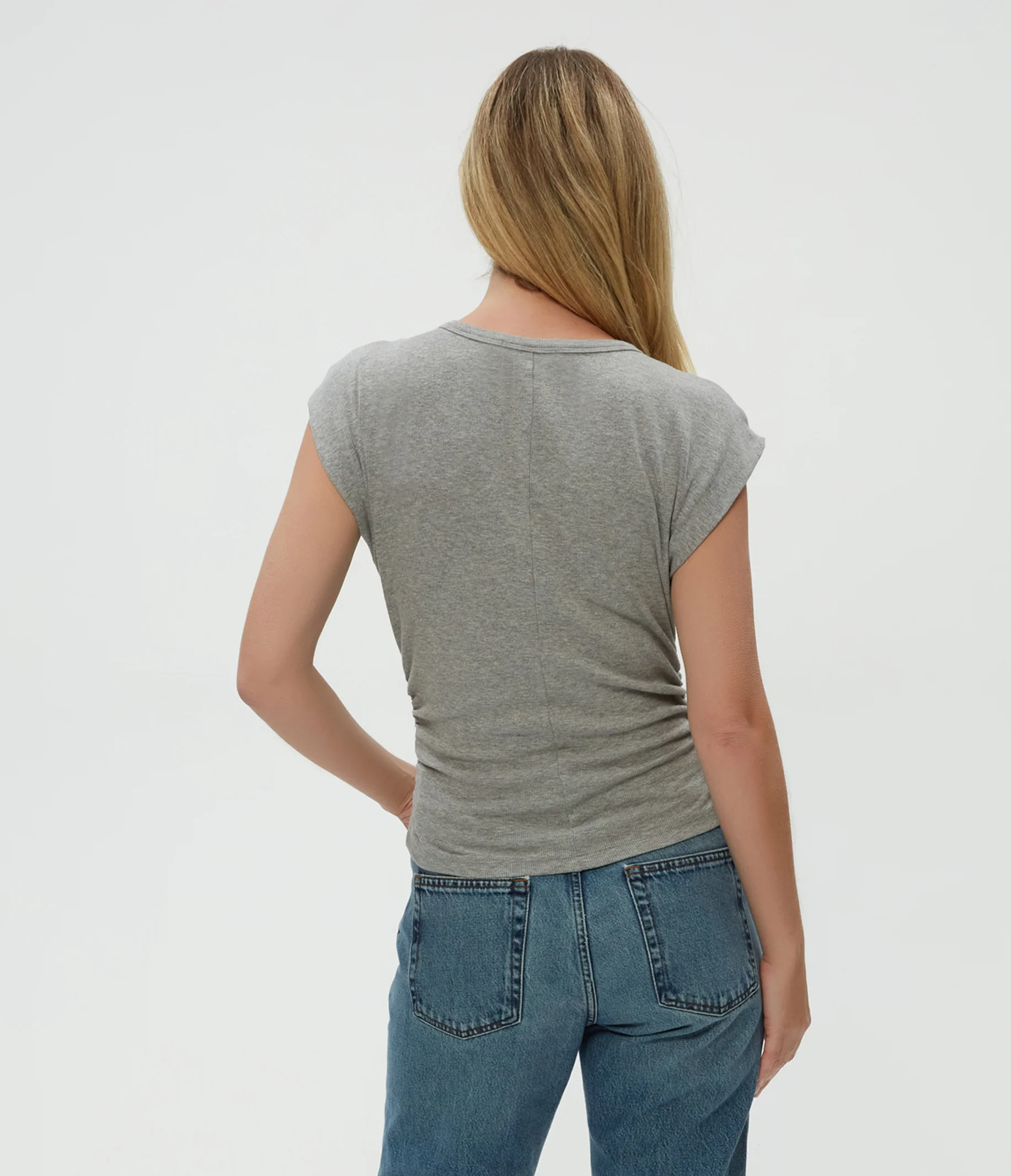 Joni Power Shoulder Tee - Image 8