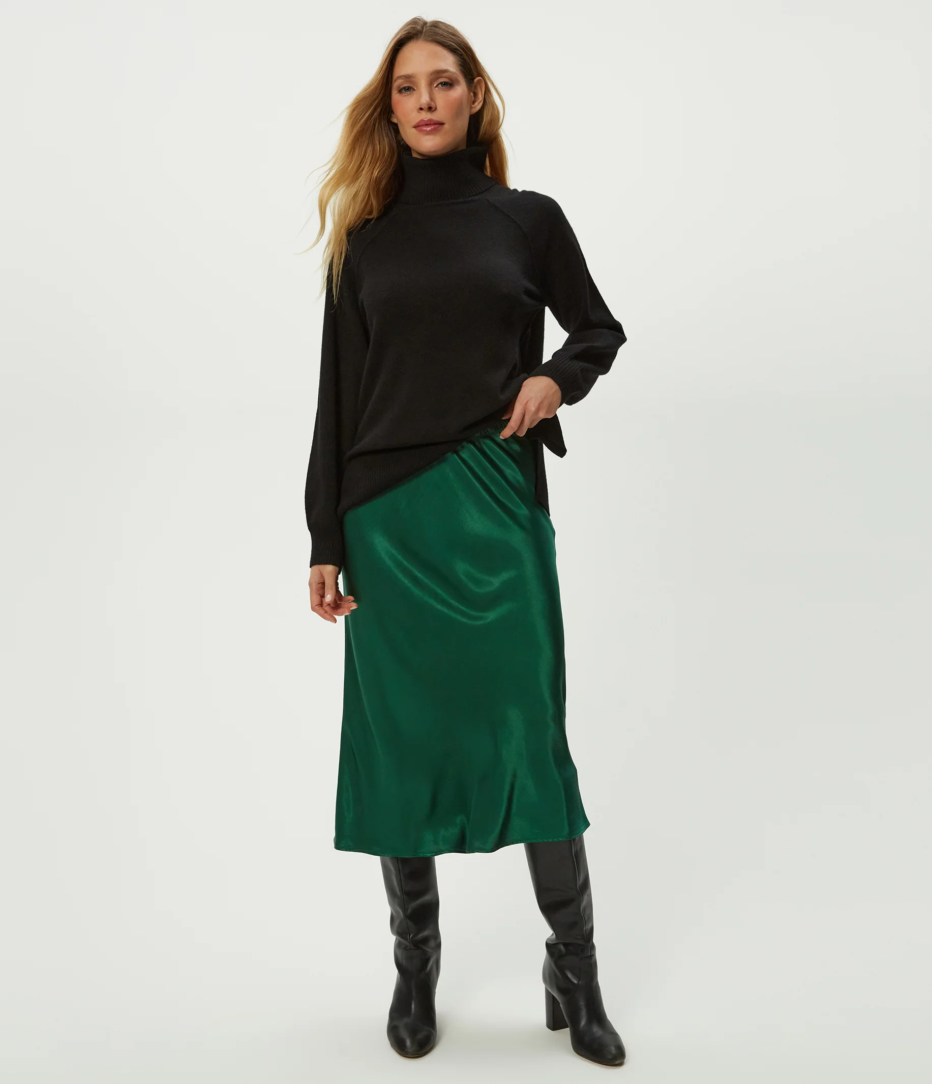 Leila Bias Midi Skirt - Image 113