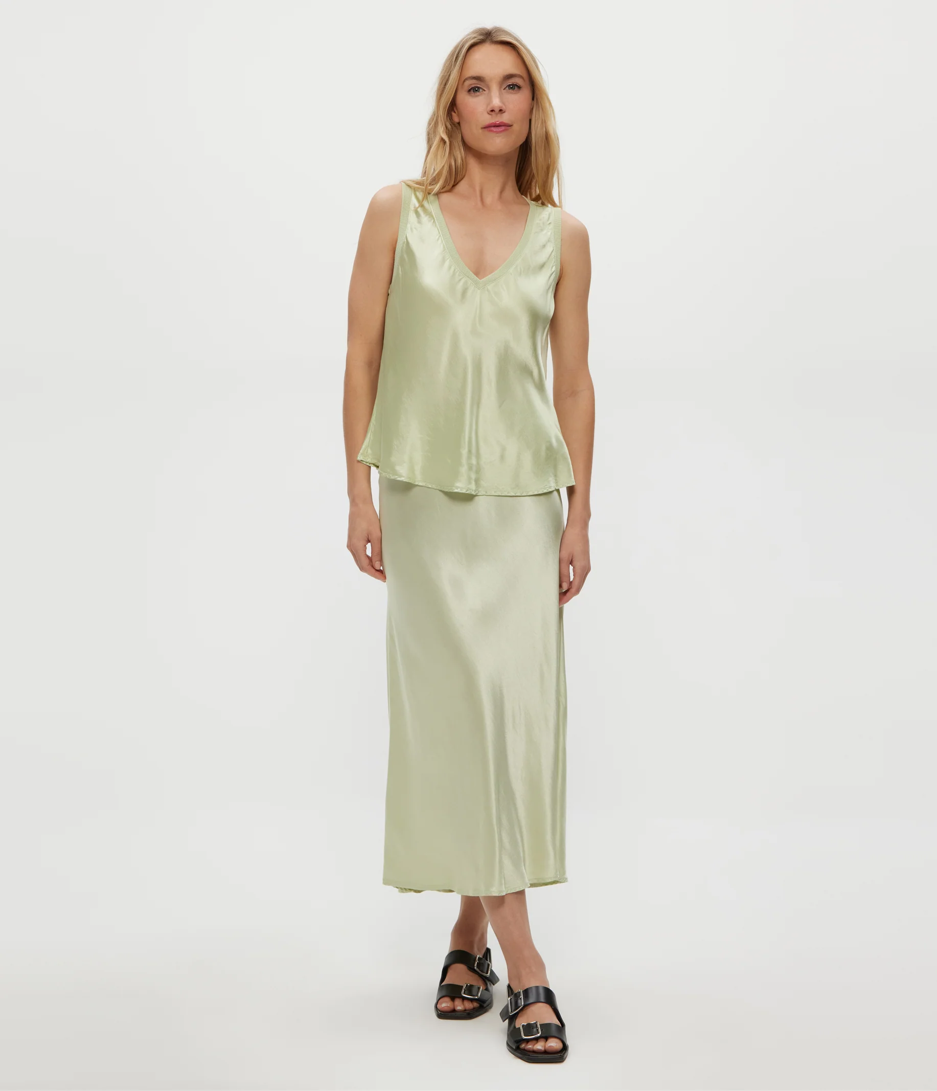 Leila Bias Midi Skirt - Image 13