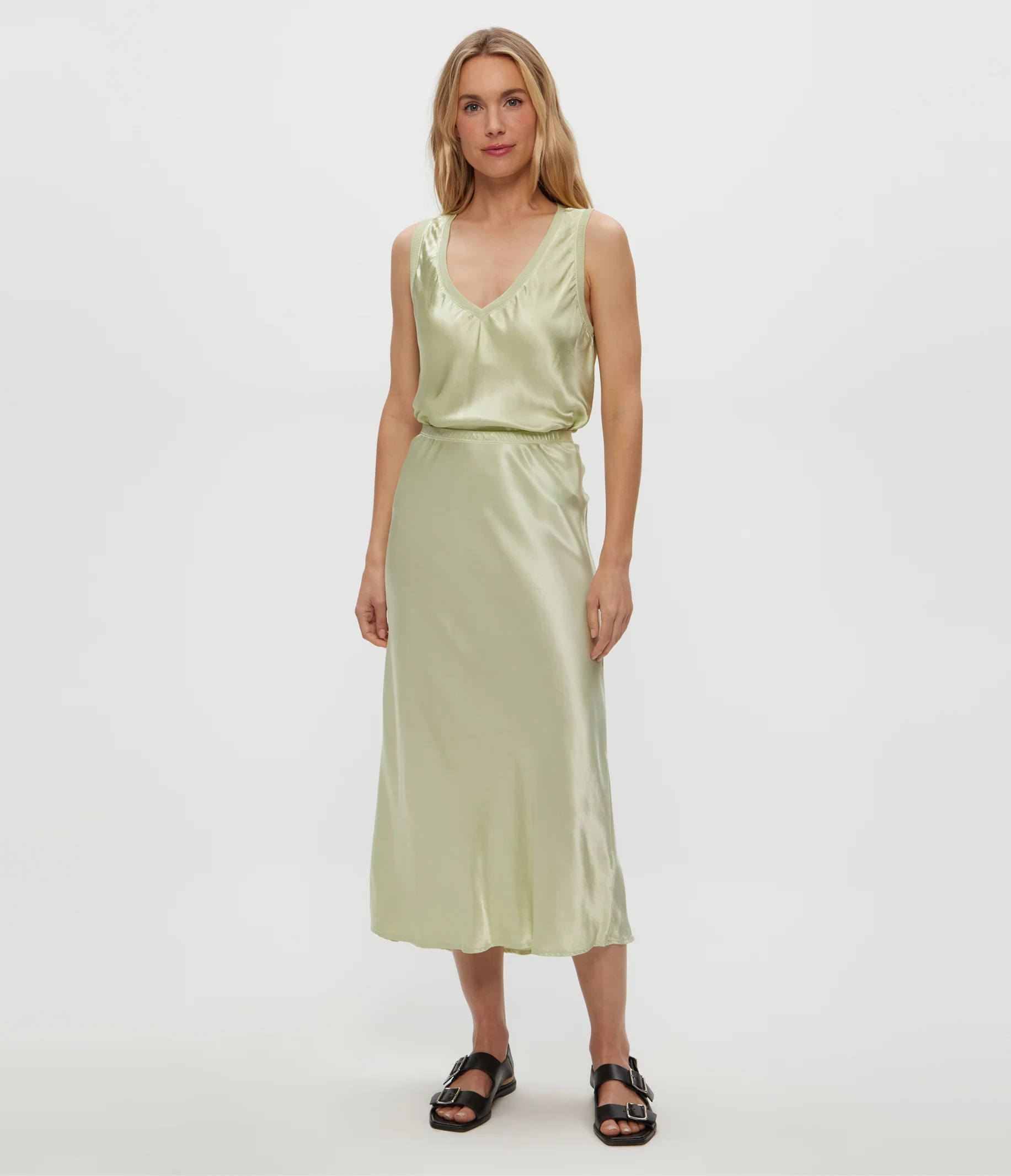 Leila Bias Midi Skirt - Image 14