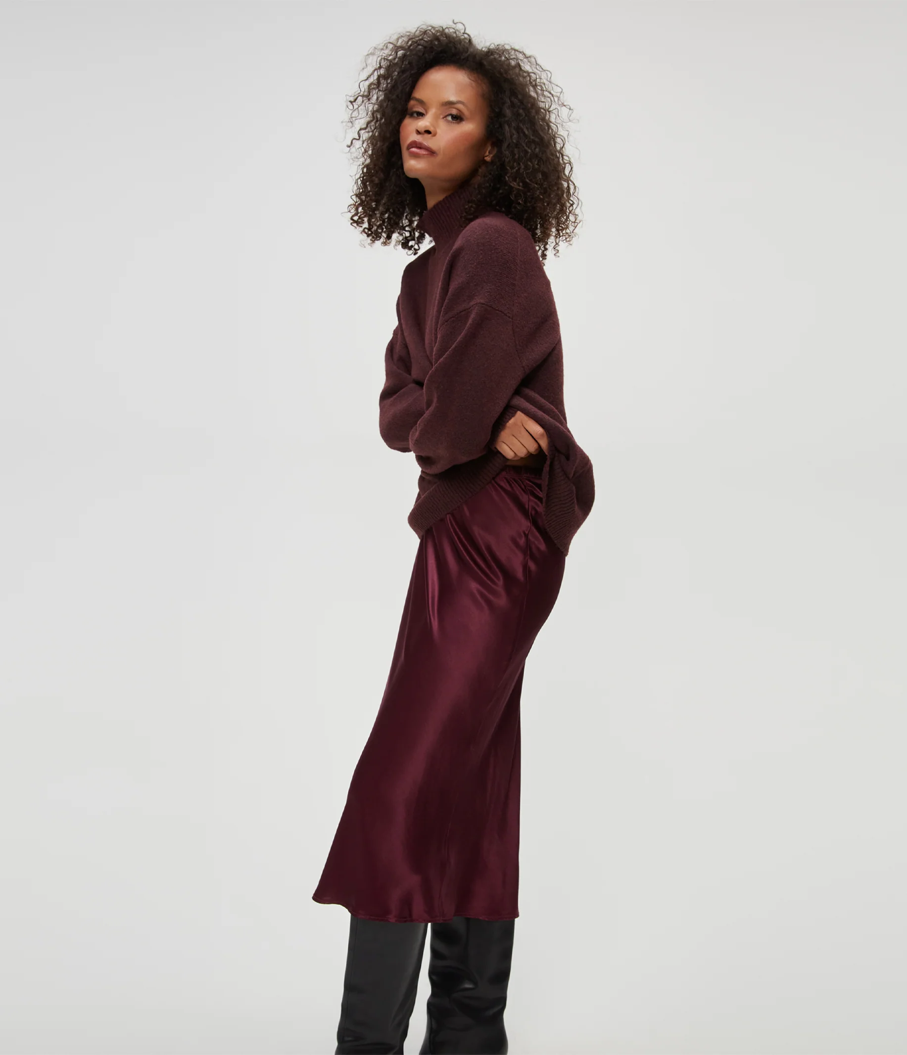 Leila Bias Midi Skirt - Image 33