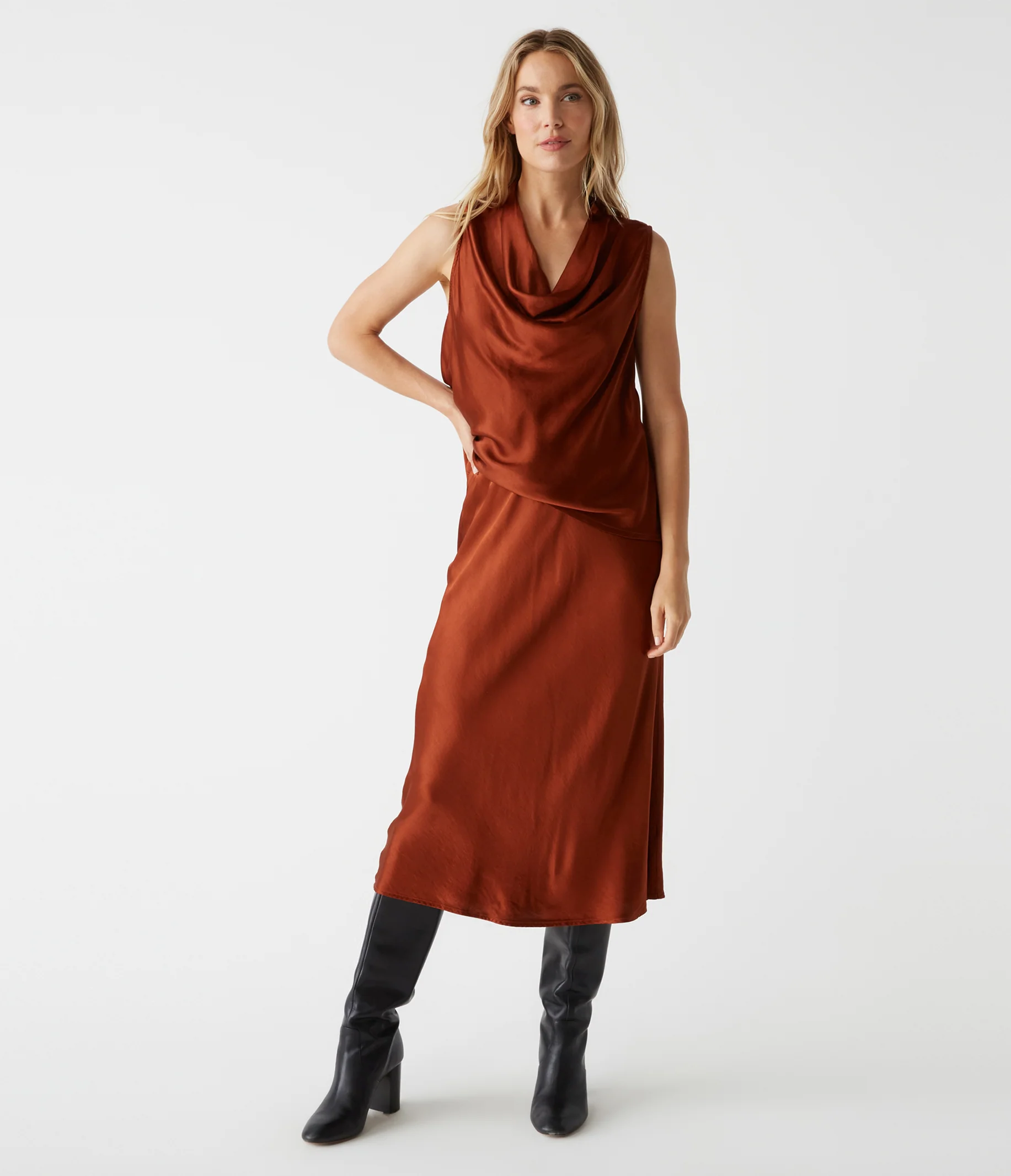 Leila Bias Midi Skirt - Image 40