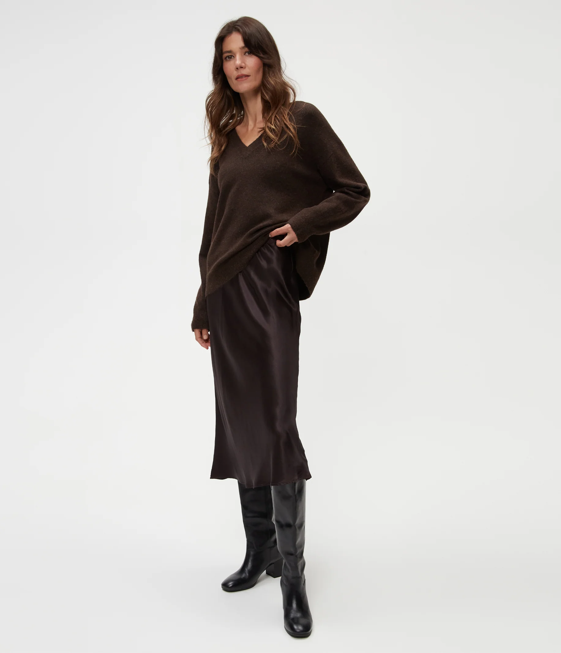 Leila Bias Midi Skirt - Image 45