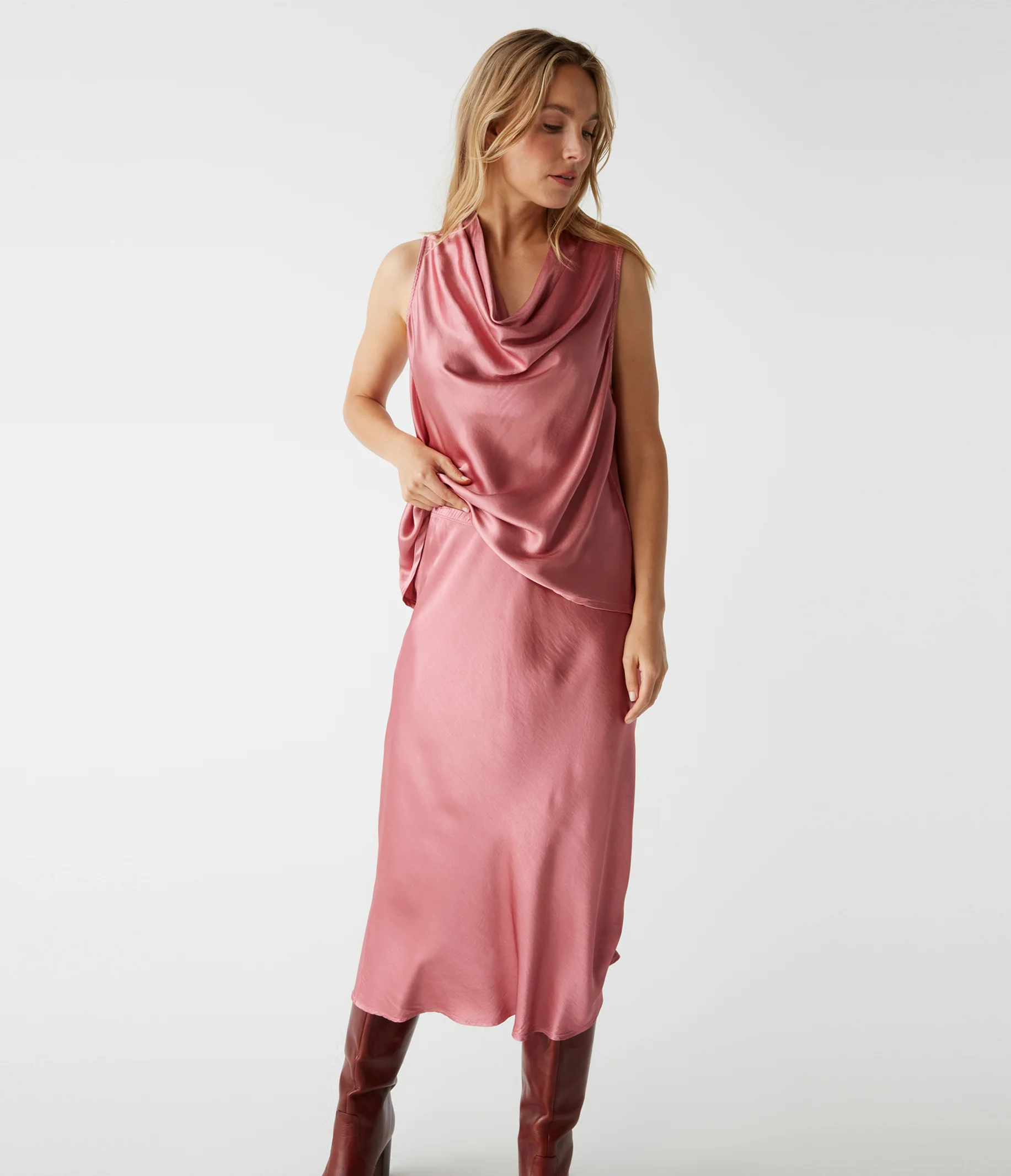 Leila Bias Midi Skirt - Image 47