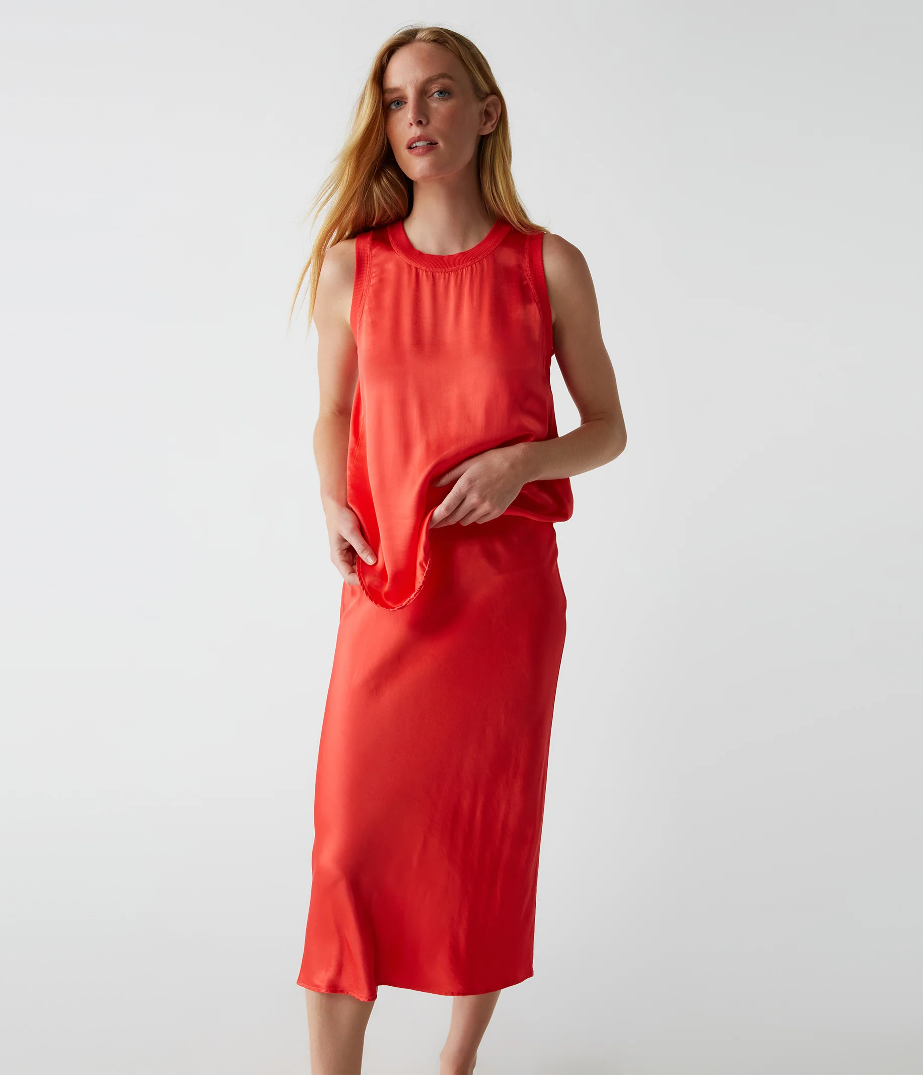 Leila Bias Midi Skirt - Image 63