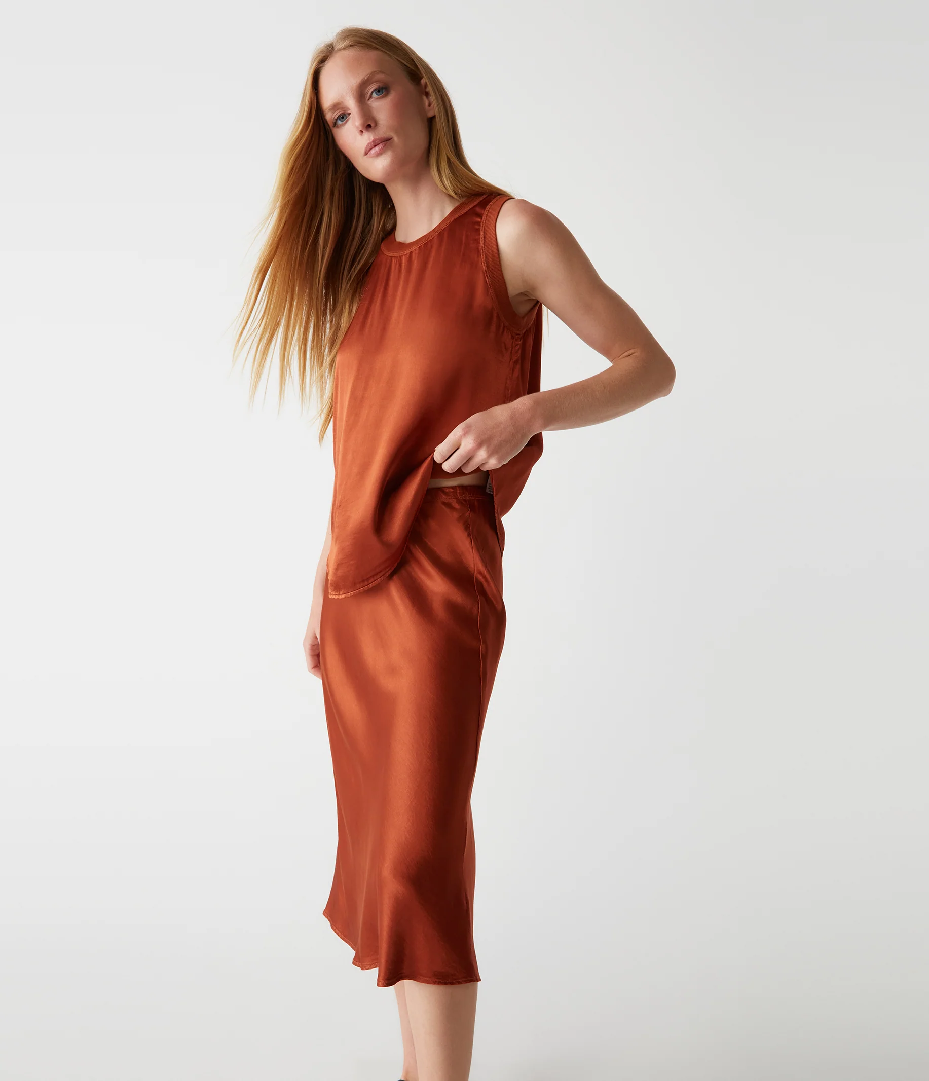 Leila Bias Midi Skirt - Image 75