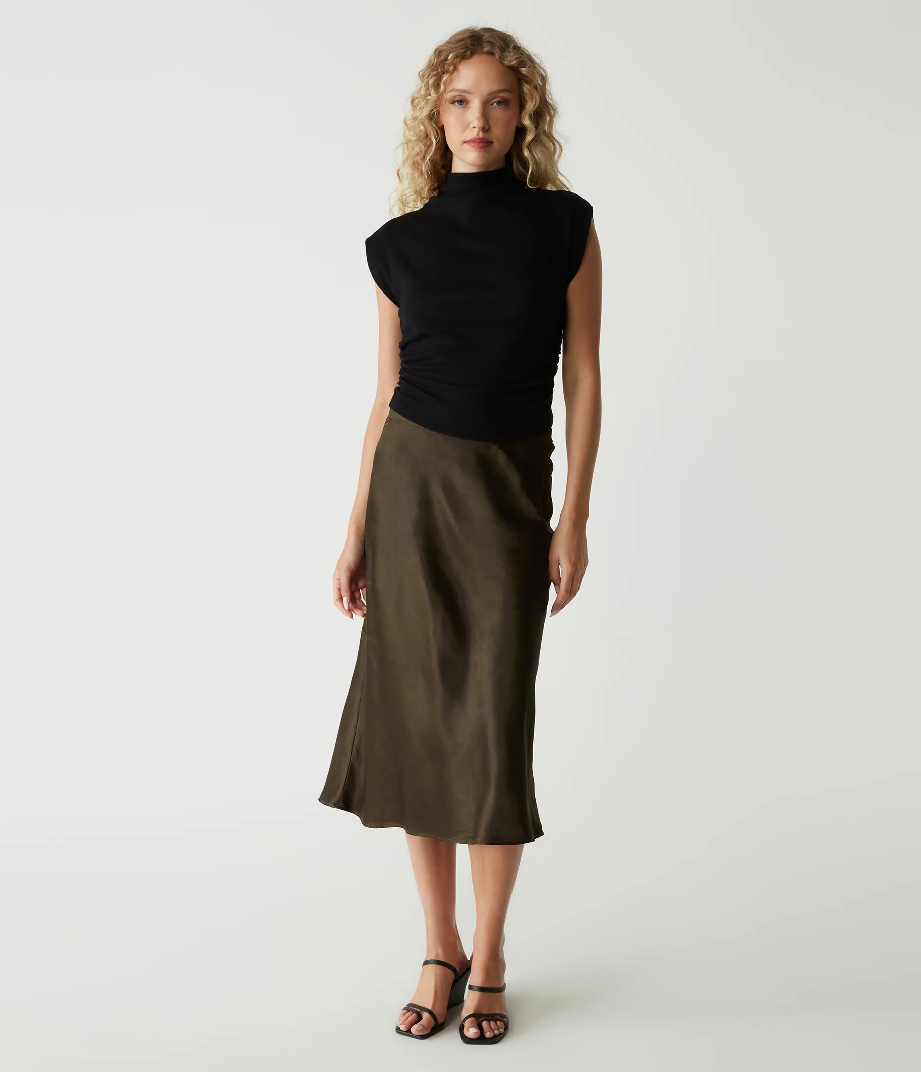 Leila Bias Midi Skirt - Image 80