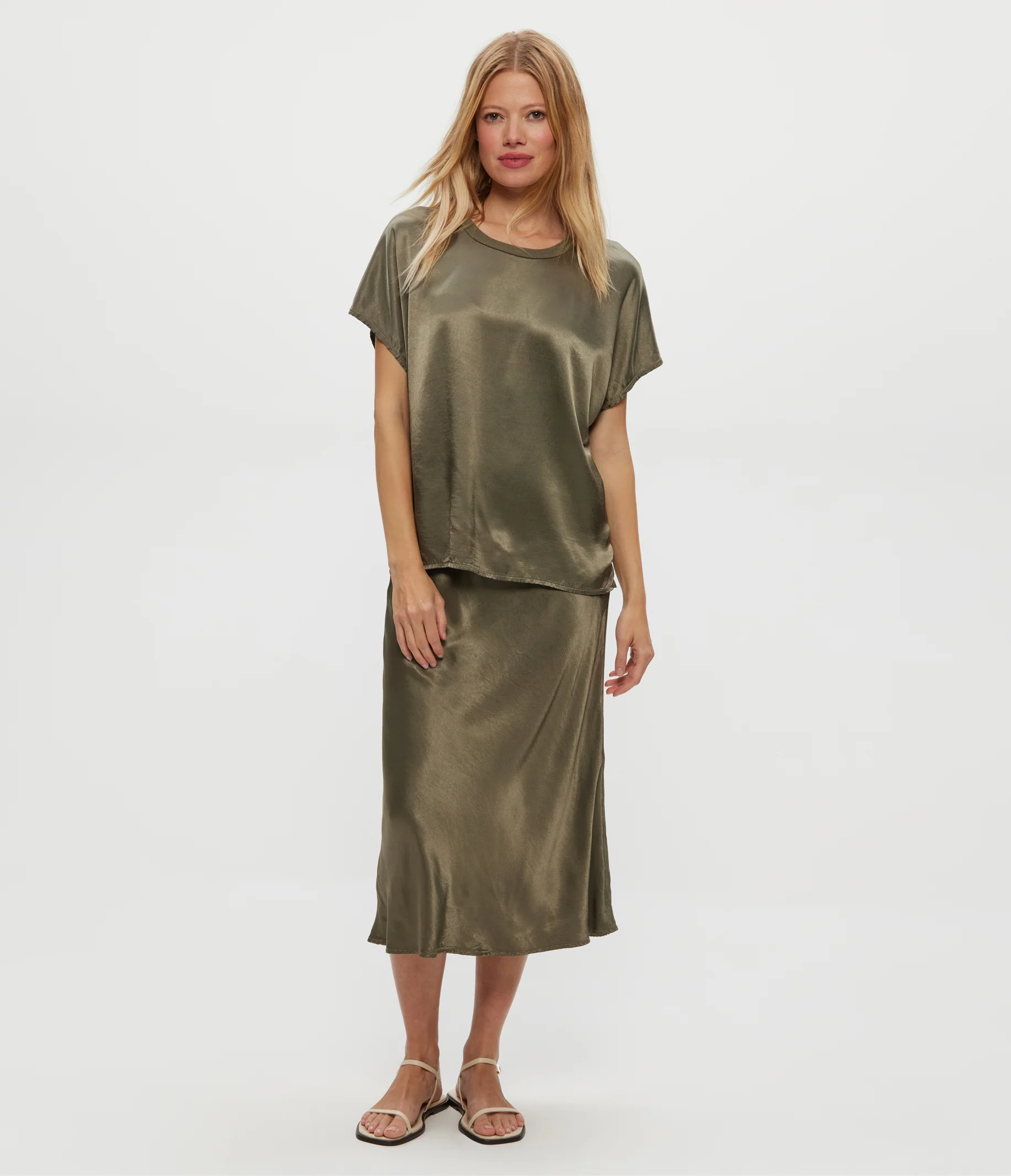Leila Bias Midi Skirt - Image 88