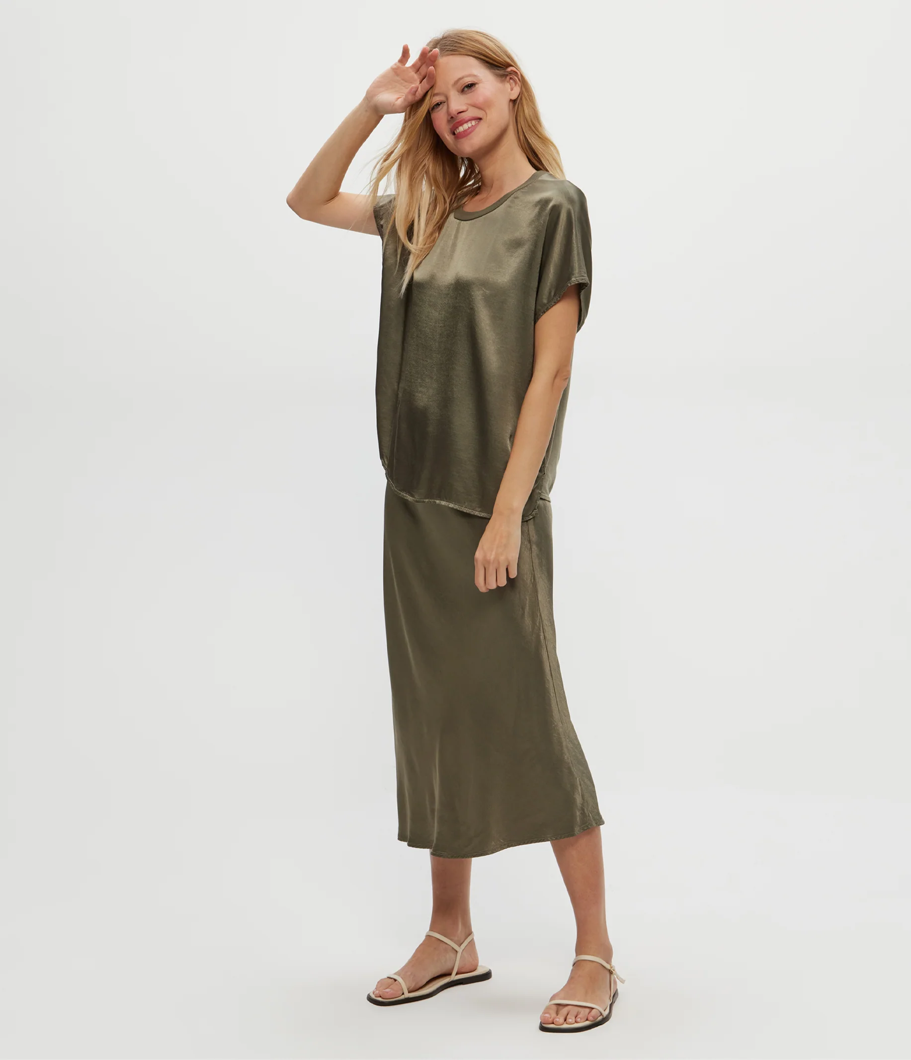 Leila Bias Midi Skirt - Image 89