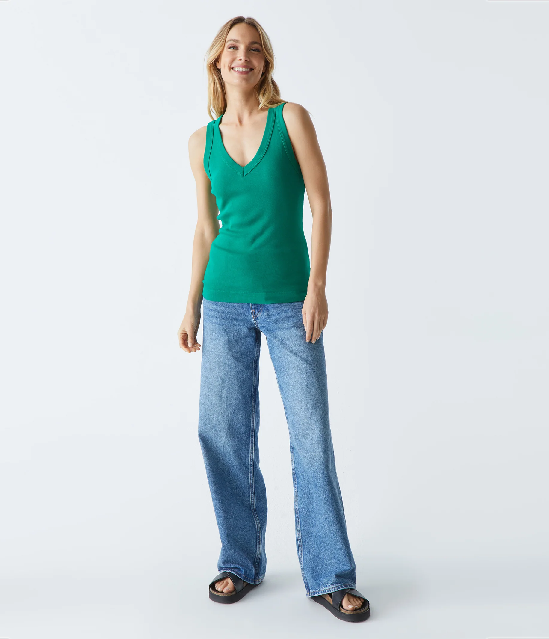 Maya V-Neck Tank - Image 34