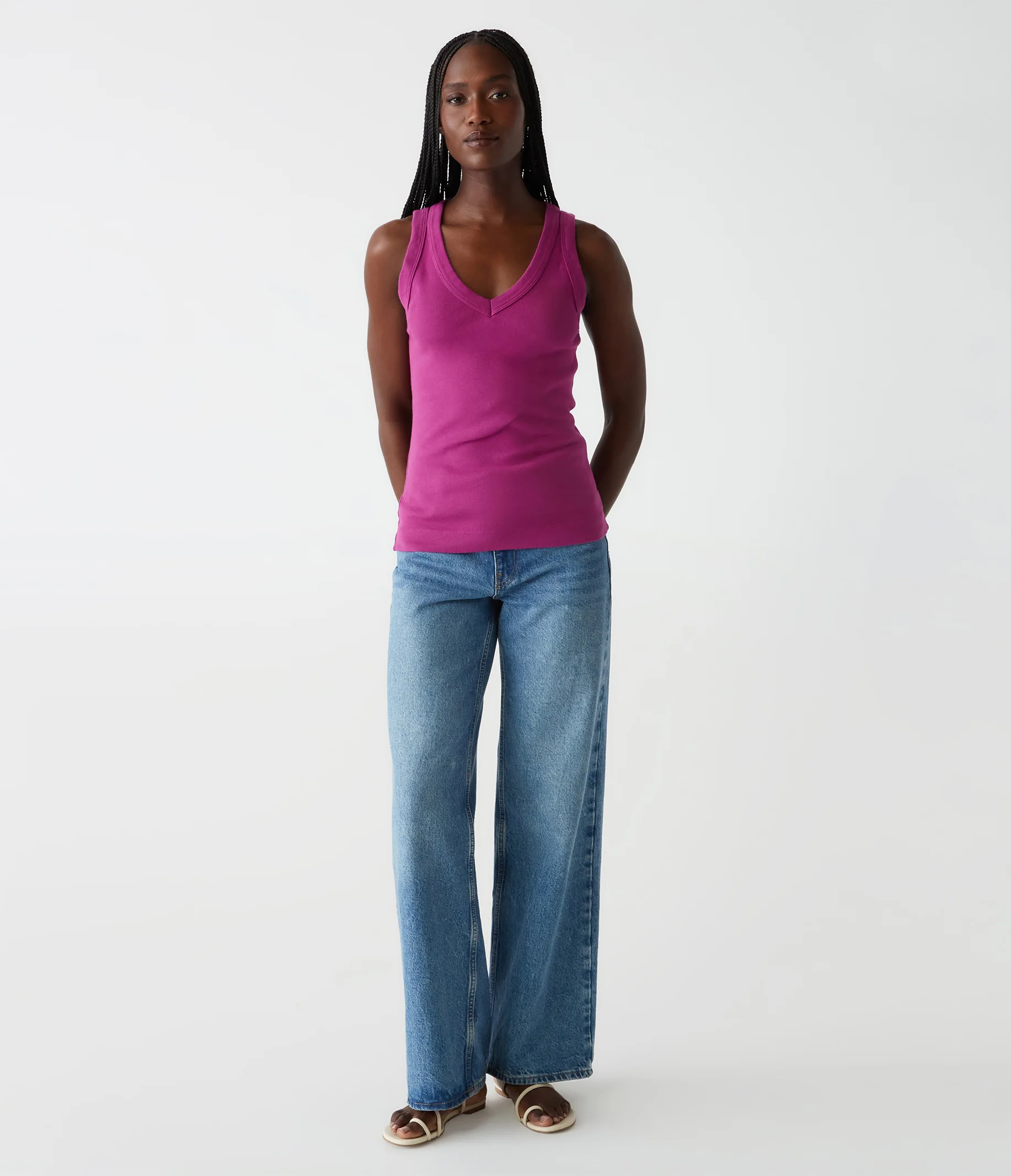 Maya V-Neck Tank - Image 54