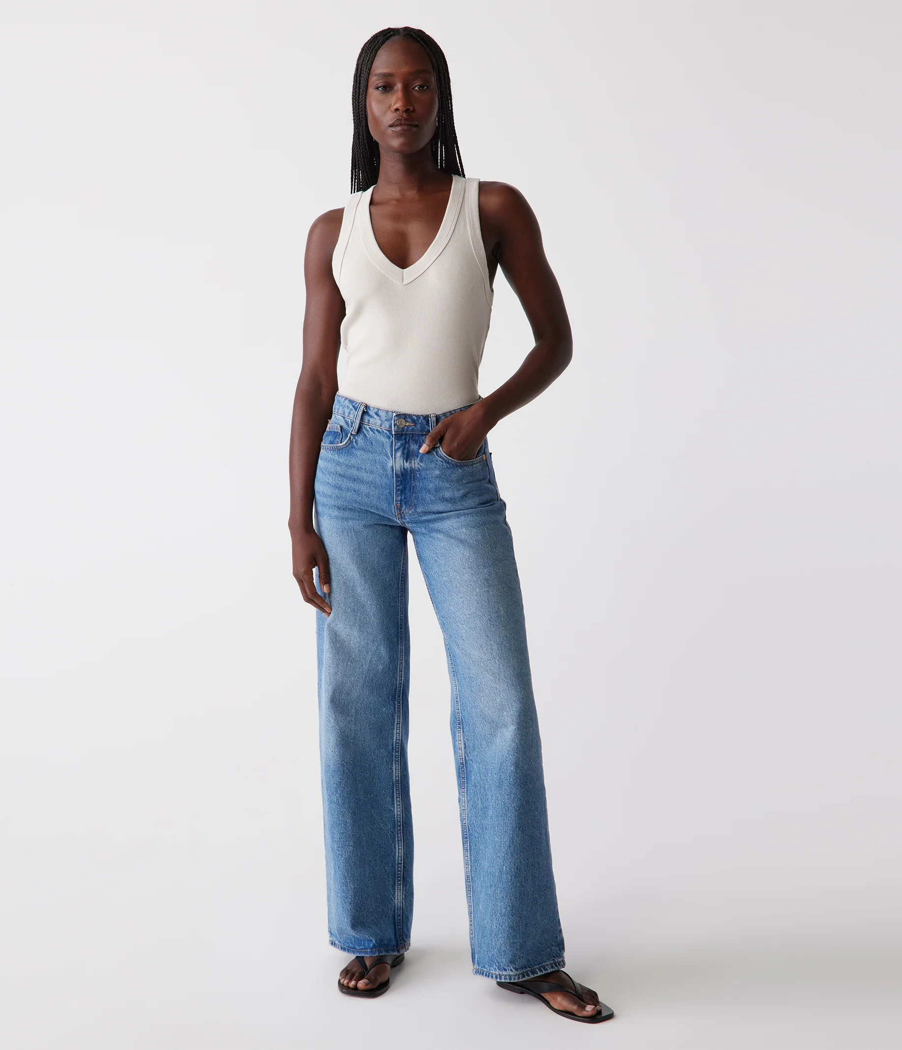 Maya V-Neck Tank - Image 58