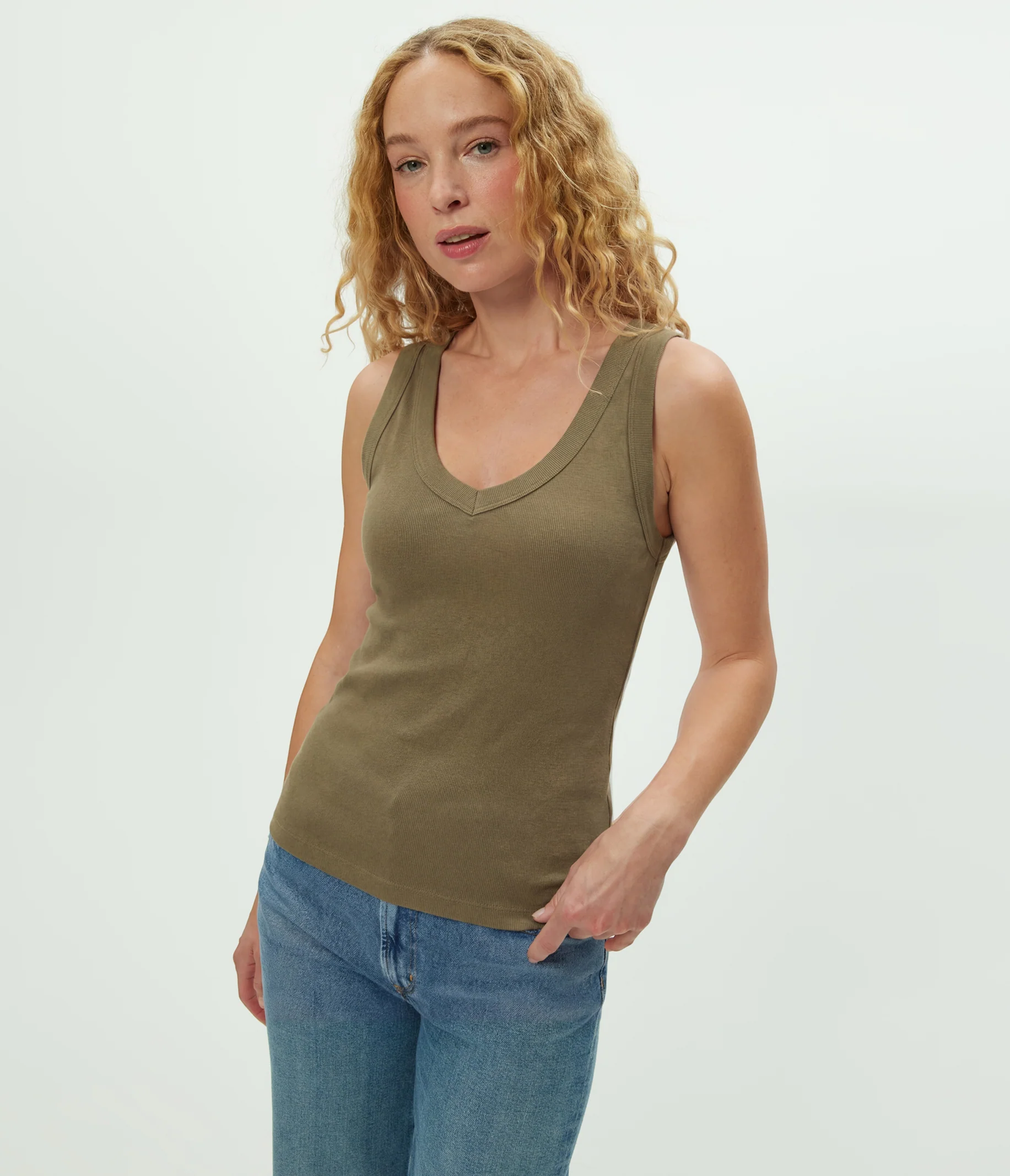 Maya V-Neck Tank - Image 61