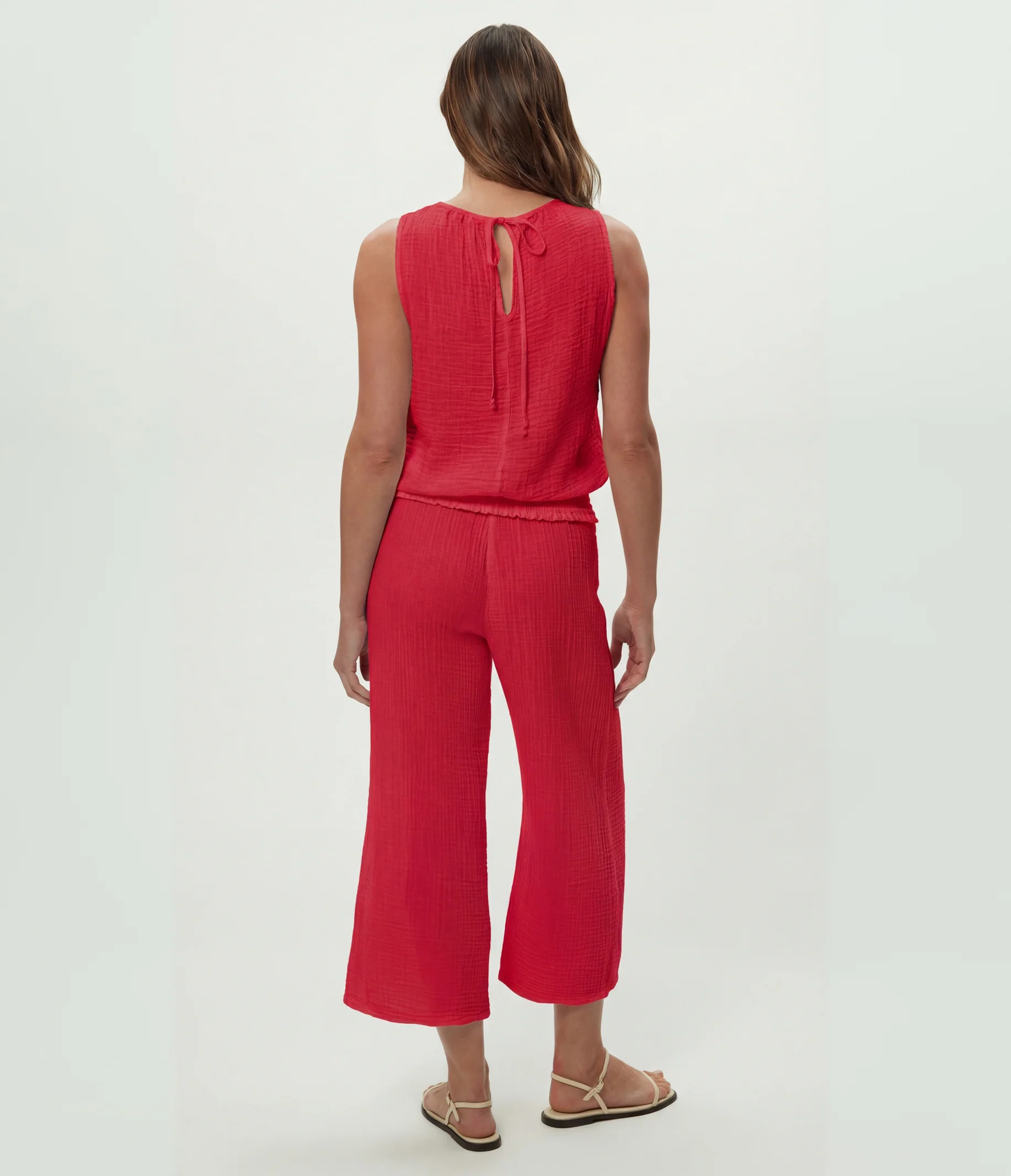 Medina Cropped Gauze Pant - Image 100