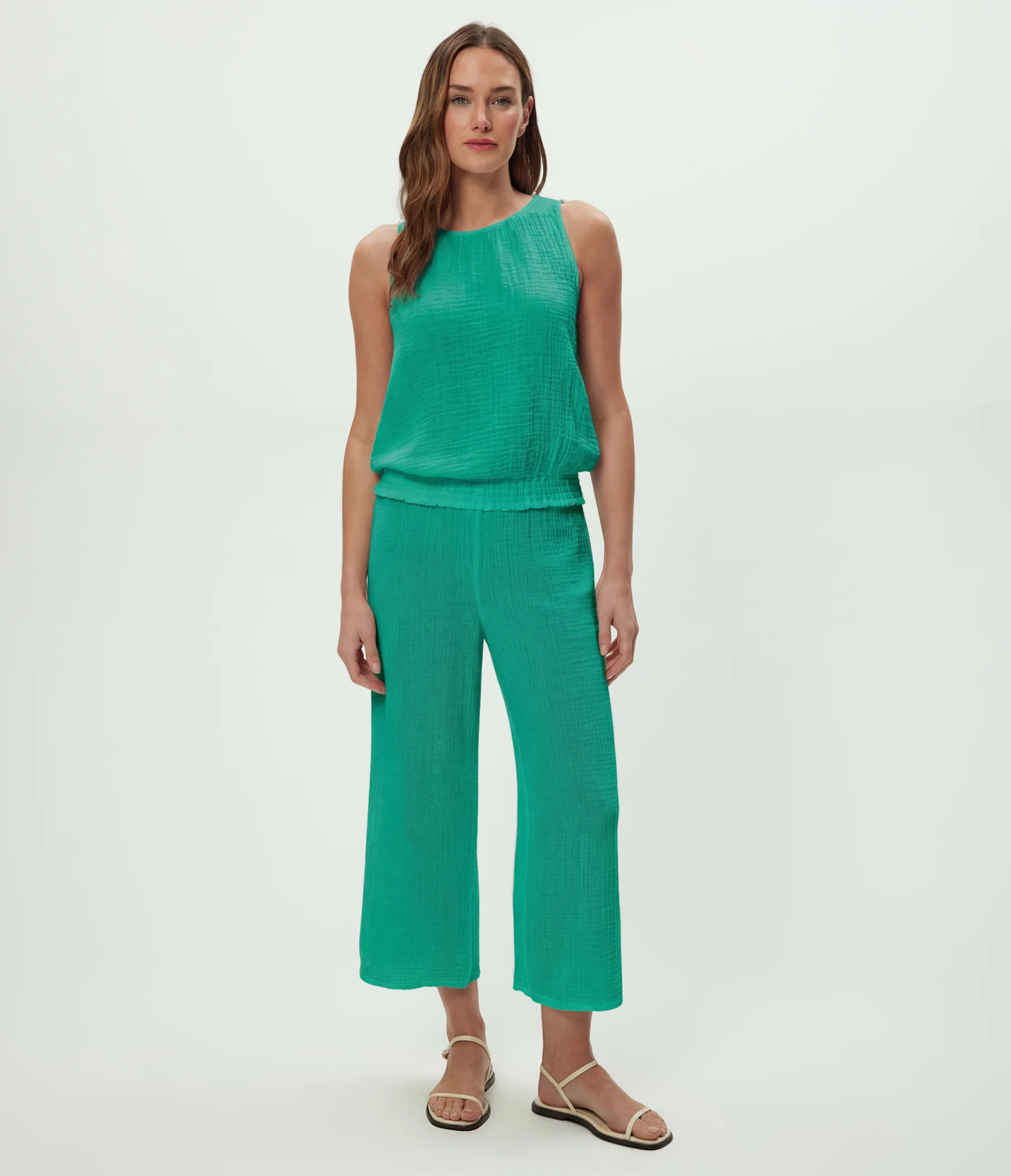 Medina Cropped Gauze Pant - Image 102