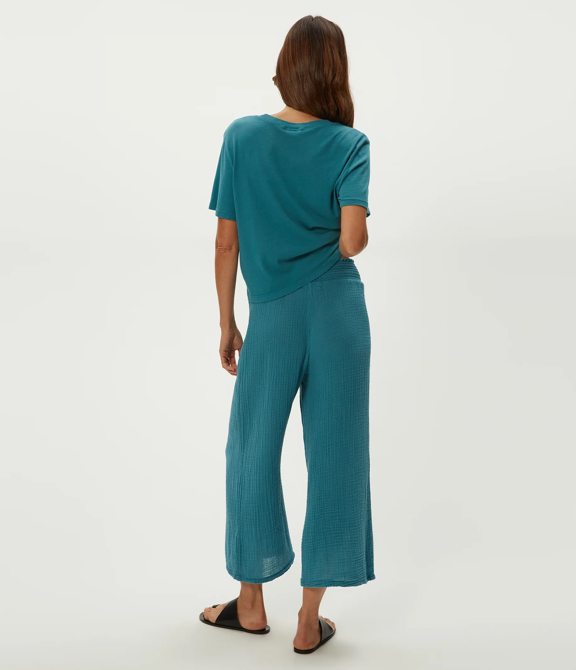 Medina Cropped Gauze Pant - Image 16